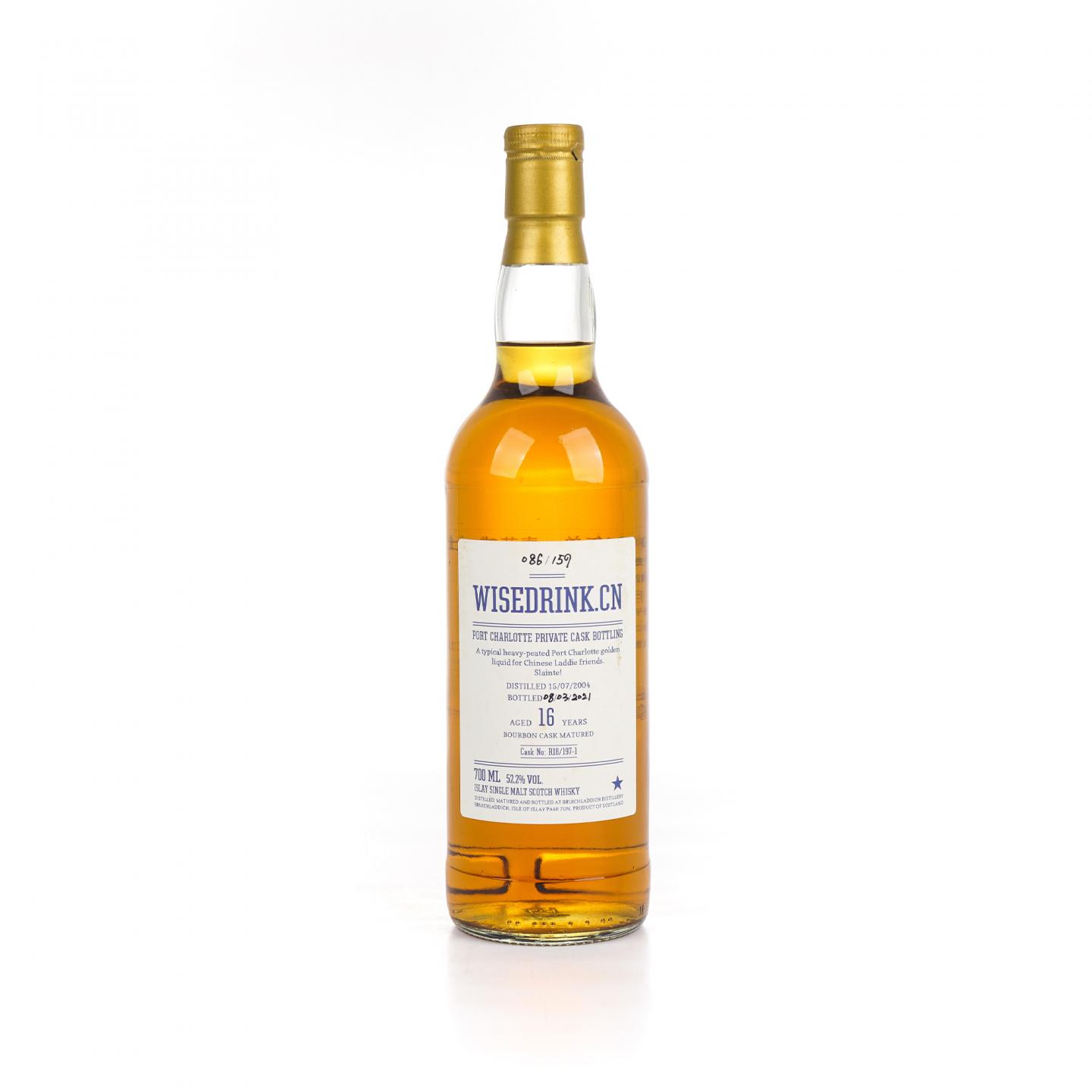 Bruichladdich 布赫拉迪 波夏 16年 2004-2021 私人桶