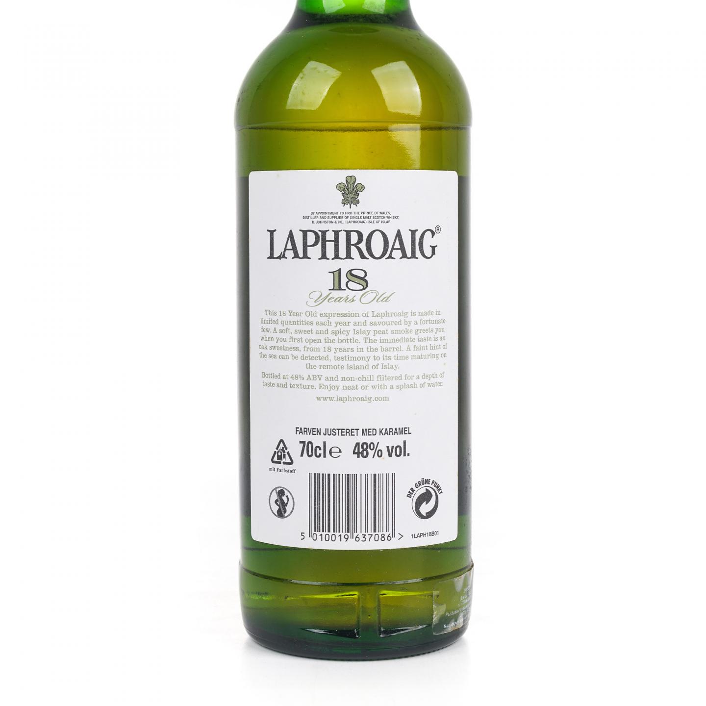 Laphroaig 拉弗格 18年 绿筒系列 礼盒 700ml