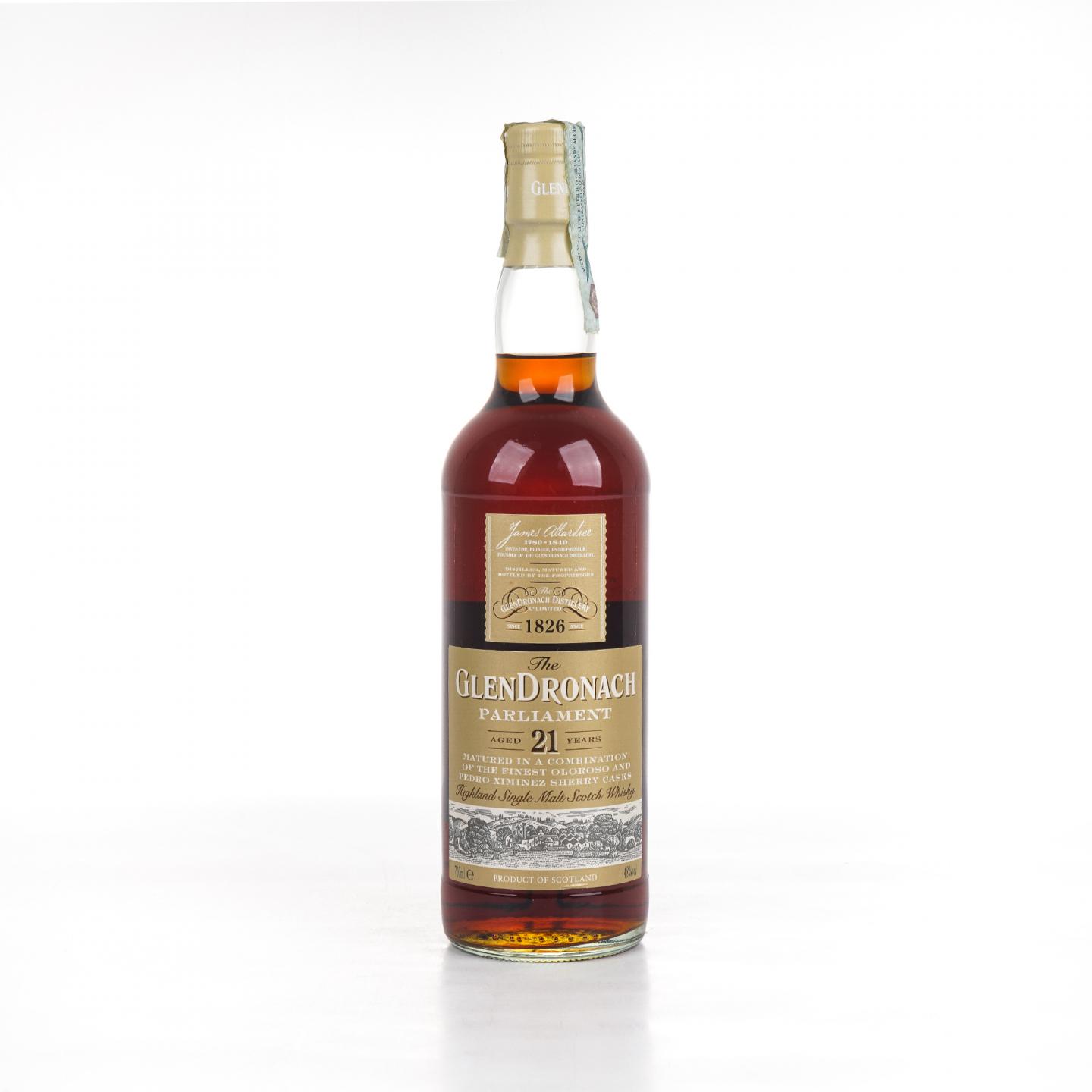 Glendronach 格兰多纳 21年 2015 Parliament 雪莉桶
