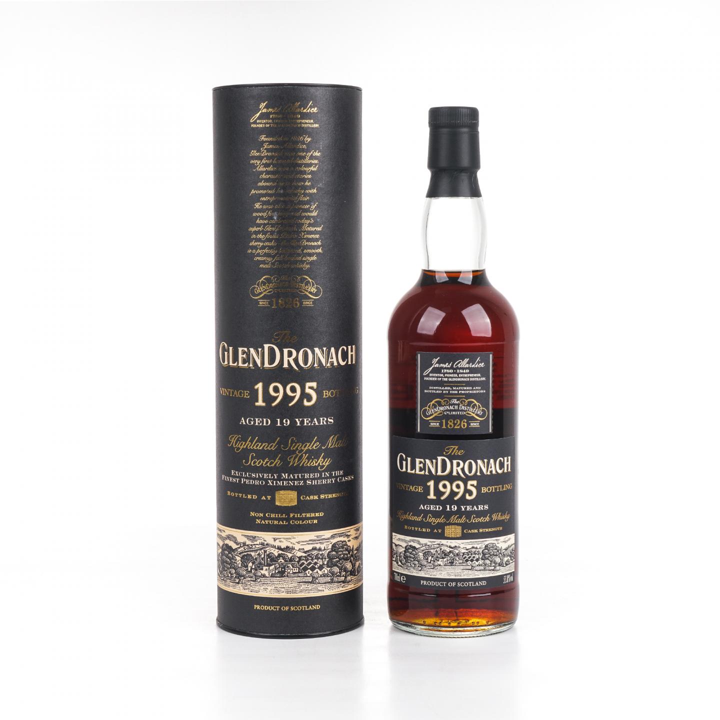 Glendronach 格兰多纳 19年 1995-2014 PX雪莉桶 桶强