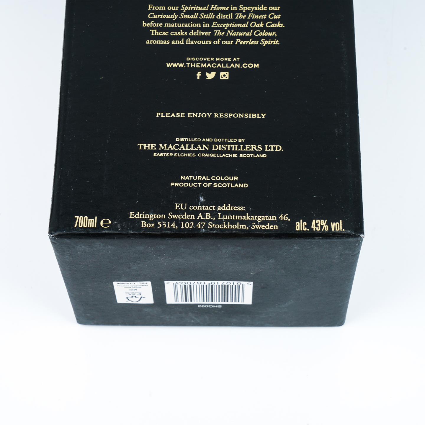 【附X光图】Macallan 麦卡伦 18年 2021 雪莉桶 700ml