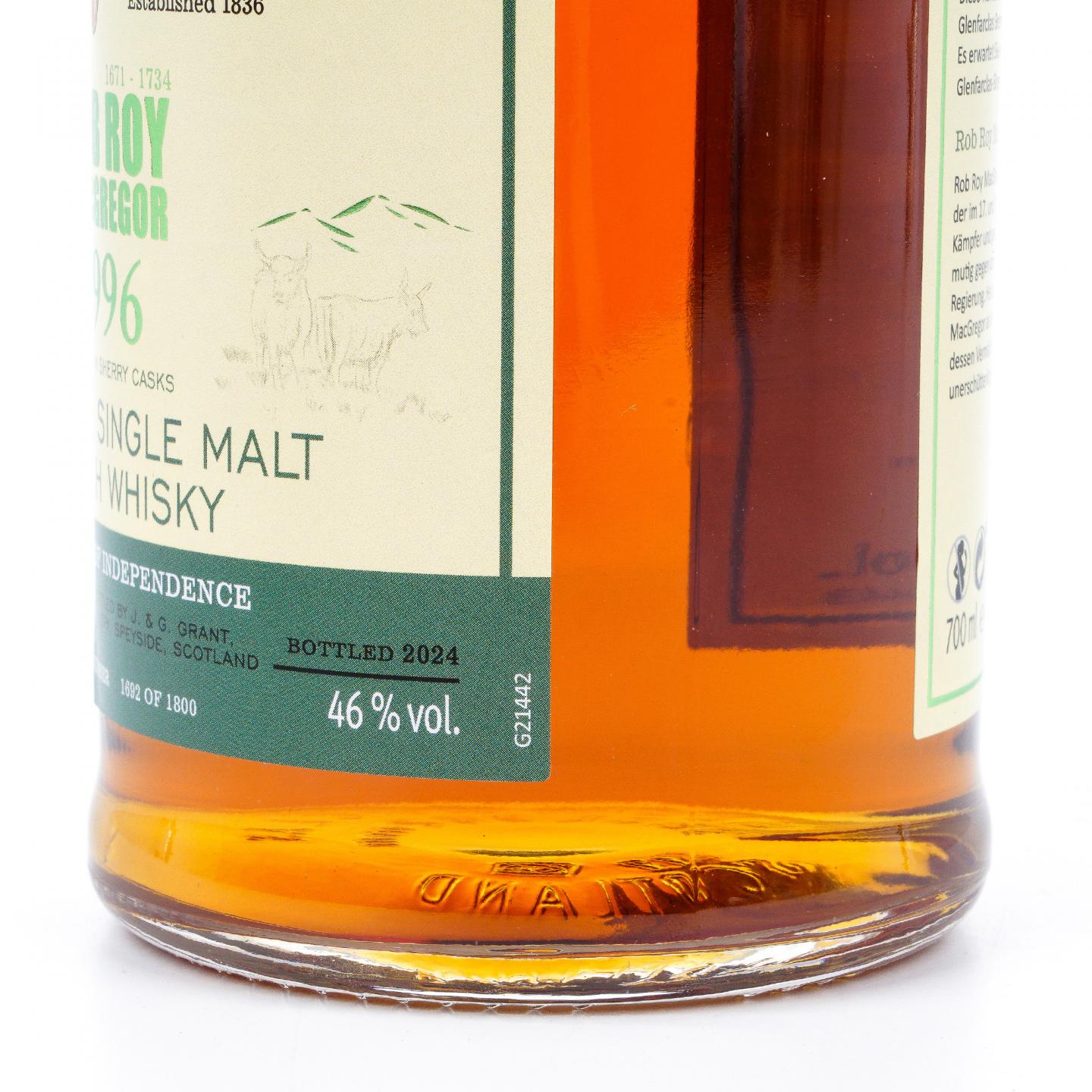 Glenfarclas 格兰花格 1996-2024 雪莉桶