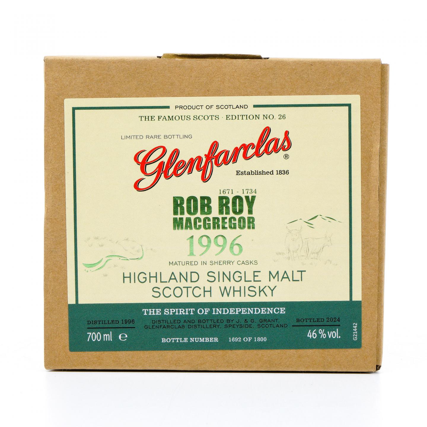 Glenfarclas 格兰花格 1996-2024 雪莉桶