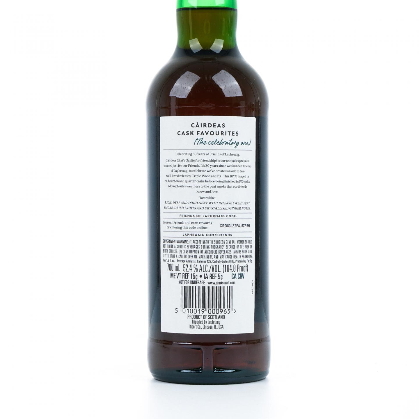 Laphroaig 拉弗格 10年 Cairdeas 52.4%