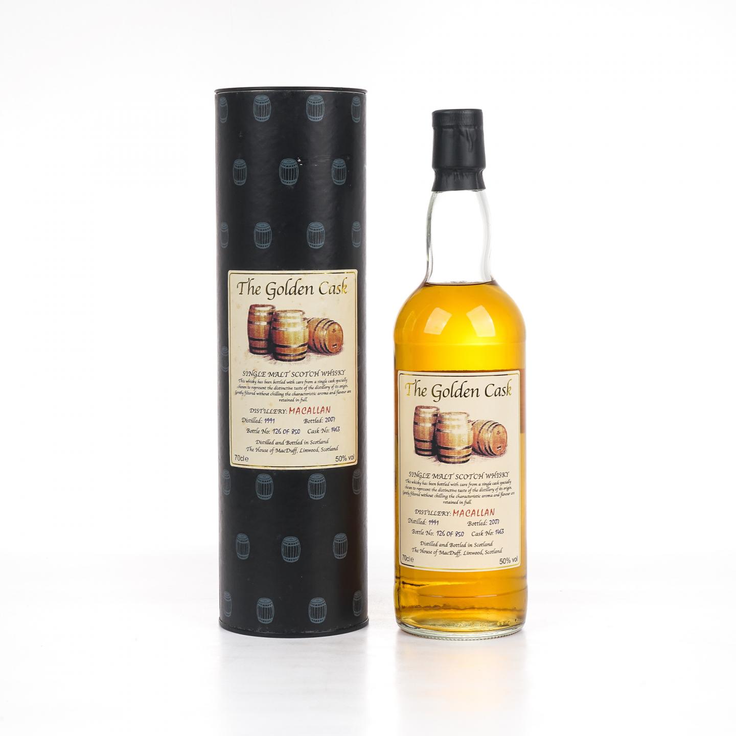 秘密斯佩塞 1991-2007 单桶#1463 The Golden Cask