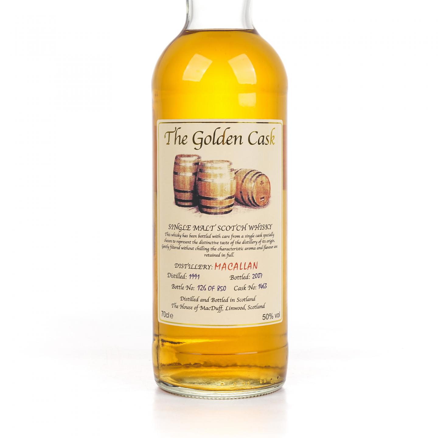 秘密斯佩塞 1991-2007 单桶#1463 The Golden Cask