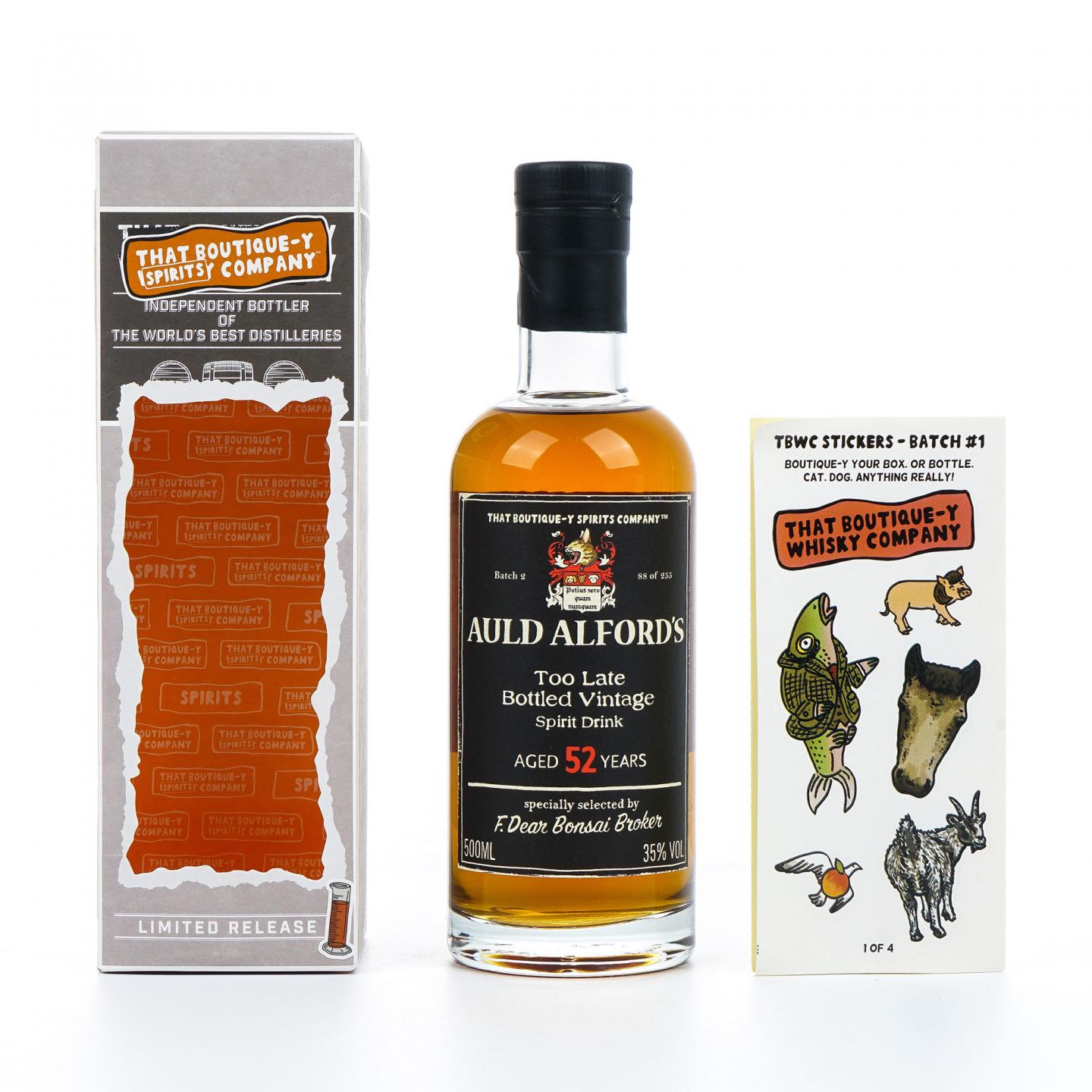 Auld Alford’s 52年 Batch 2 烈酒 500ml