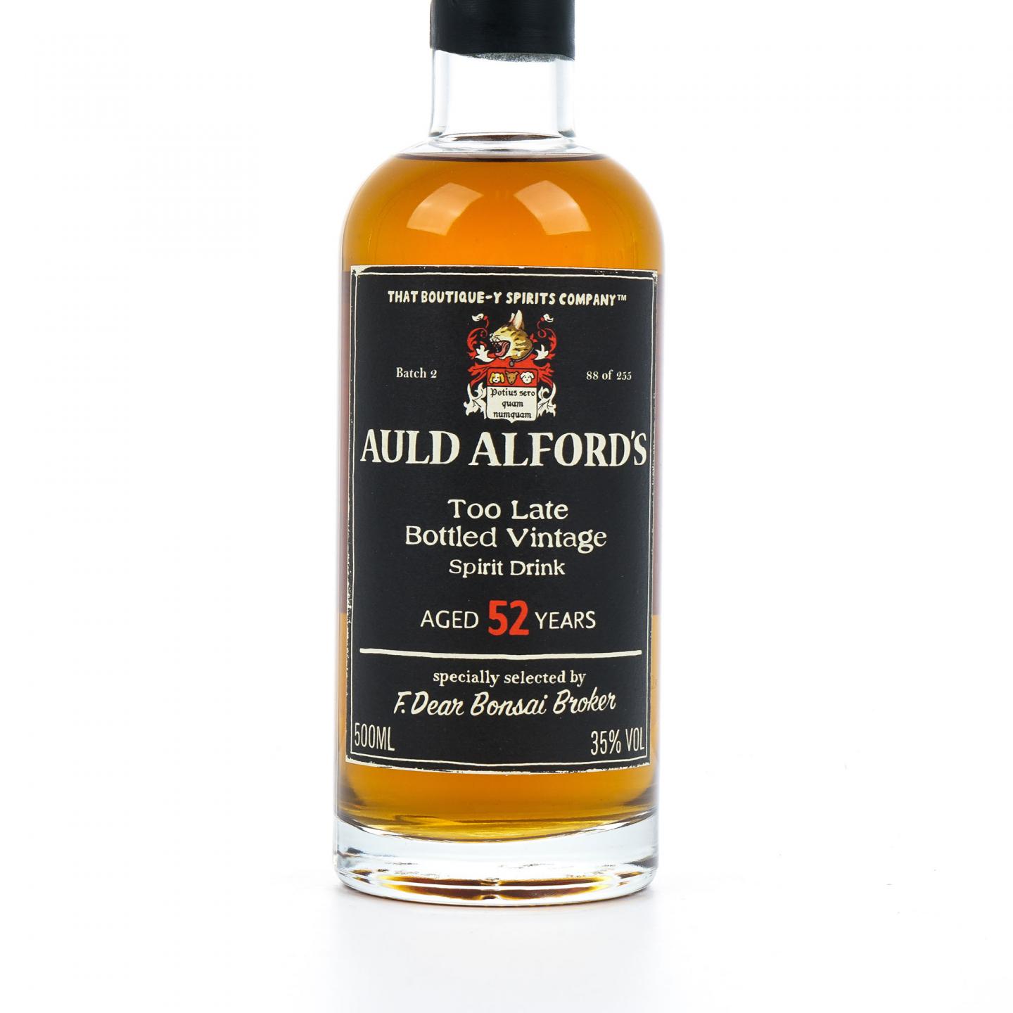 Auld Alford’s 52年 Batch 2 烈酒 500ml
