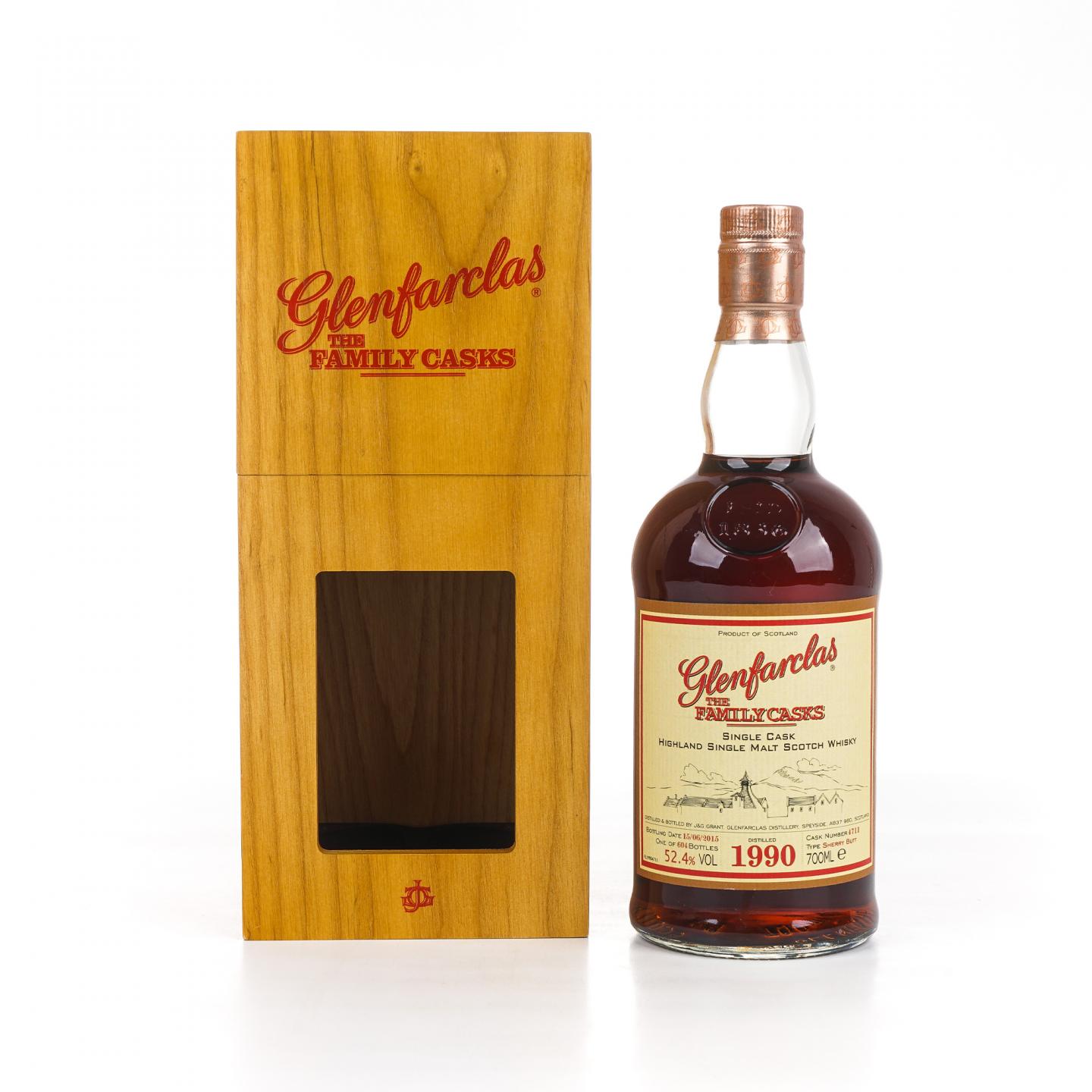 Glenfarclas 格兰花格 1990-2015 家族桶#4711