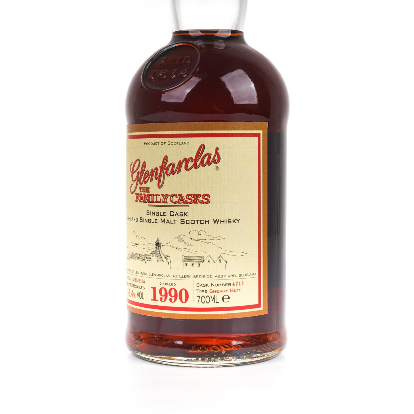 Glenfarclas 格兰花格 1990-2015 家族桶#4711