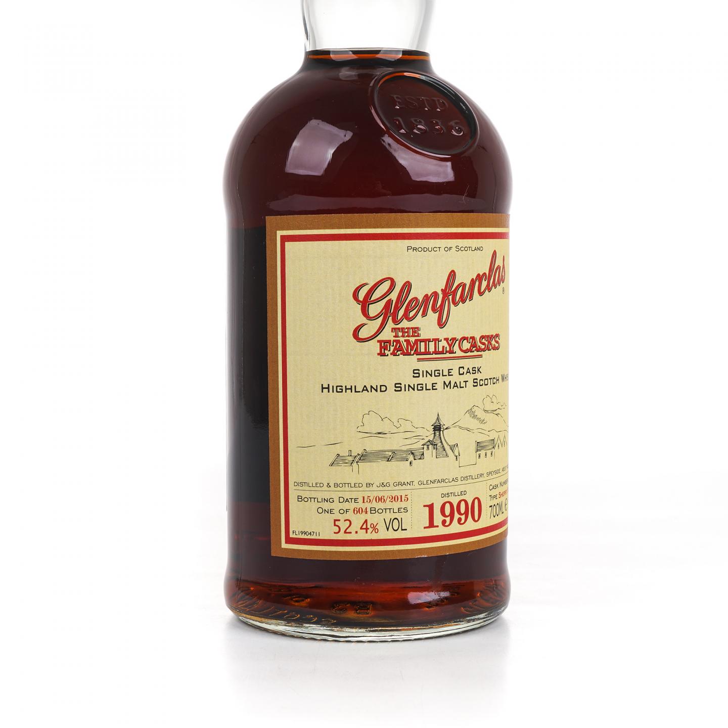 Glenfarclas 格兰花格 1990-2015 家族桶#4711