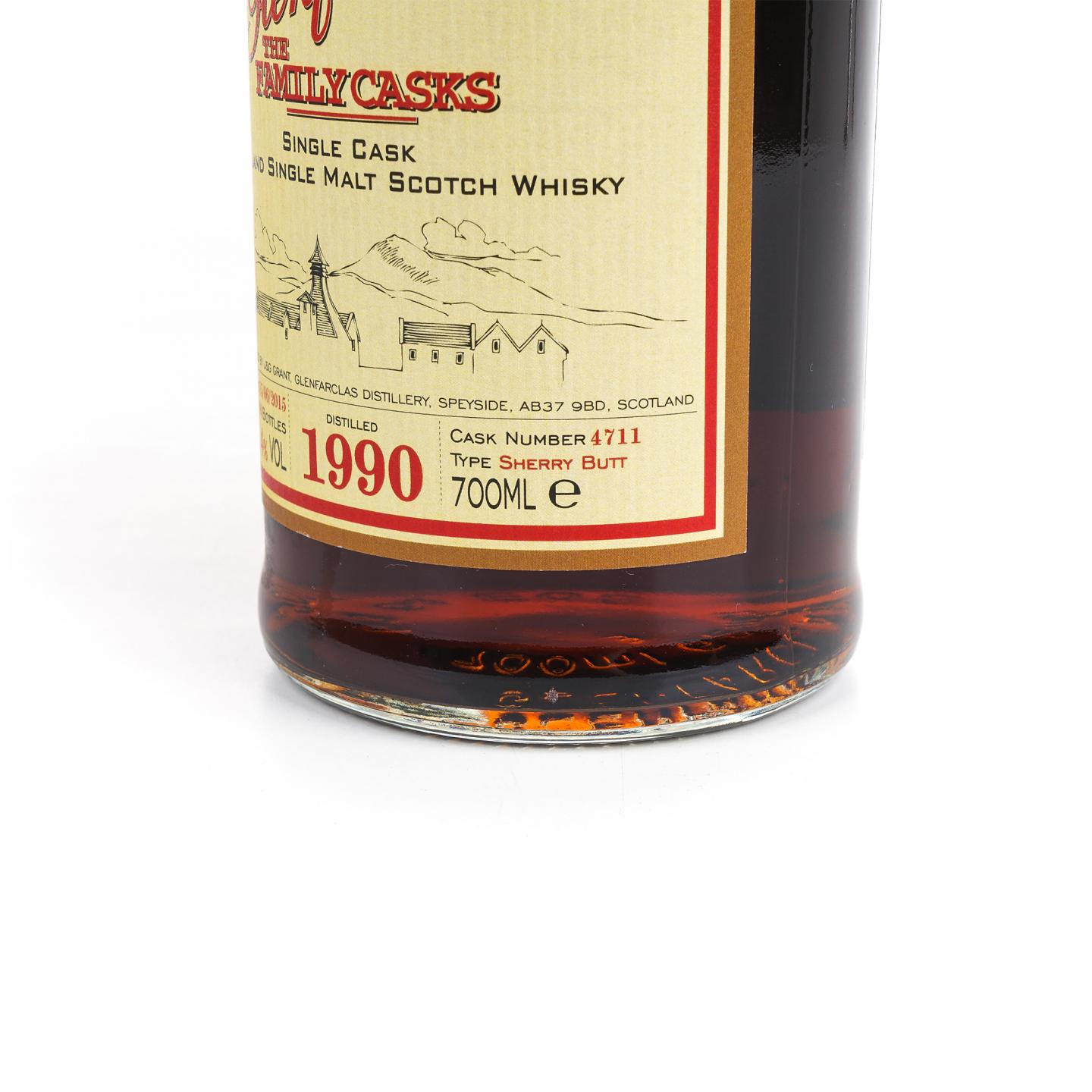 Glenfarclas 格兰花格 1990-2015 家族桶#4711