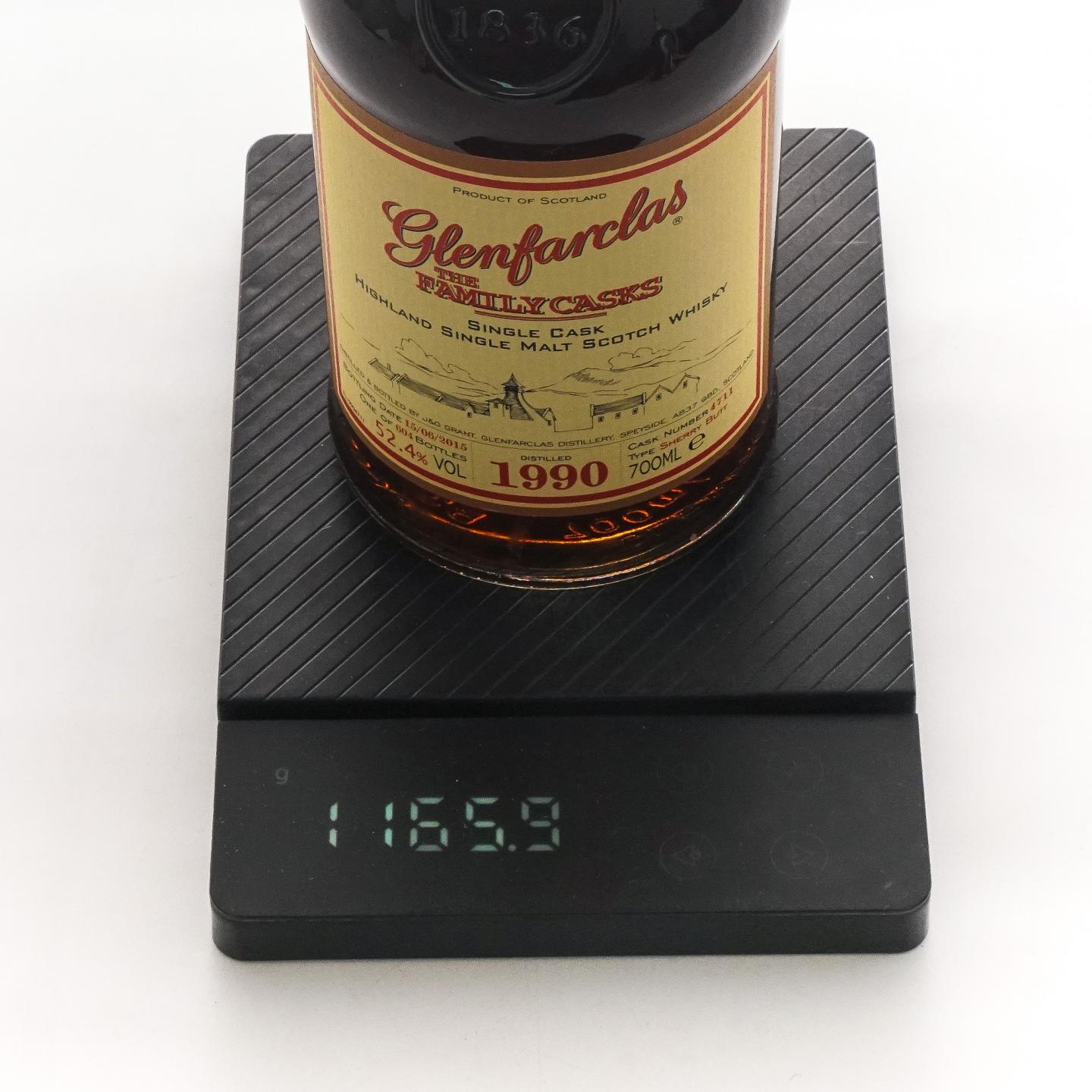 Glenfarclas 格兰花格 1990-2015 家族桶#4711