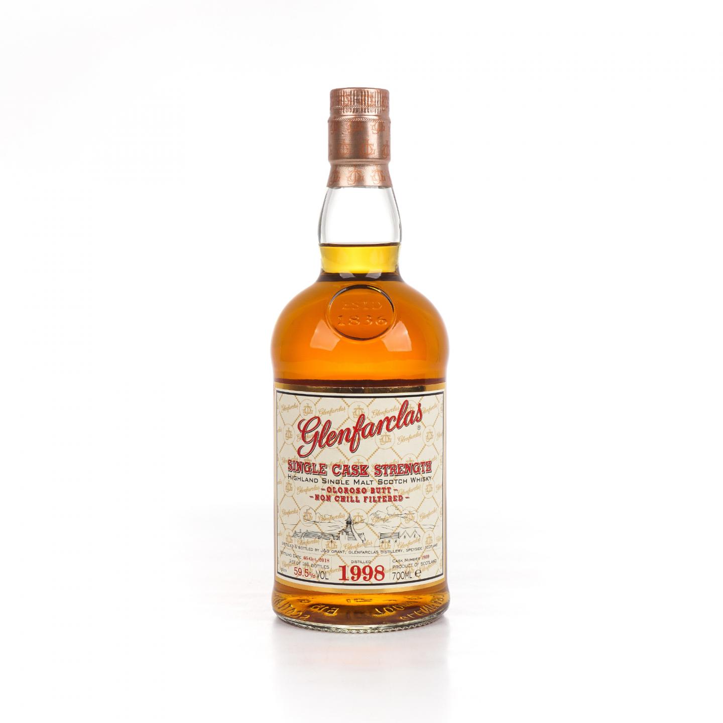 Glenfarclas 格兰花格 1998-2018 雪莉单桶#2939