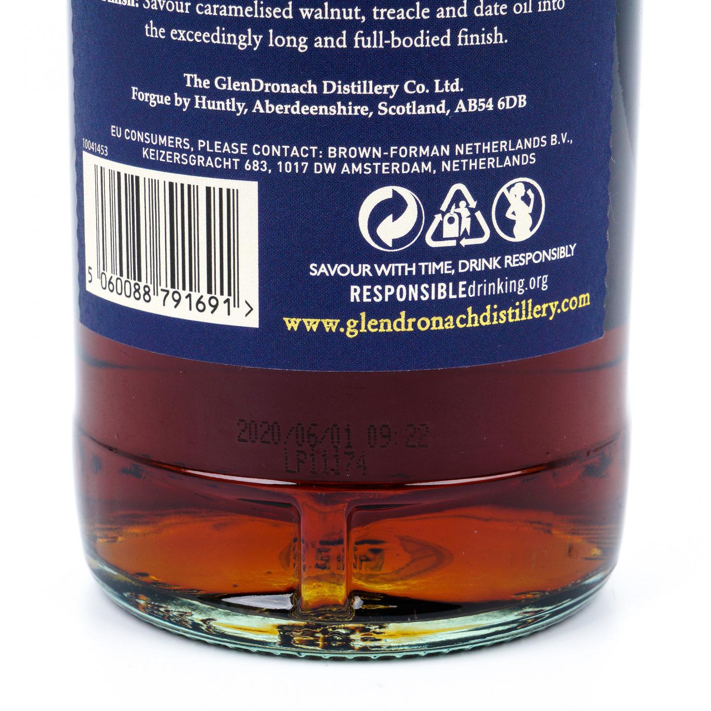 Glendronach 格兰多纳 18年 2020 雪莉桶