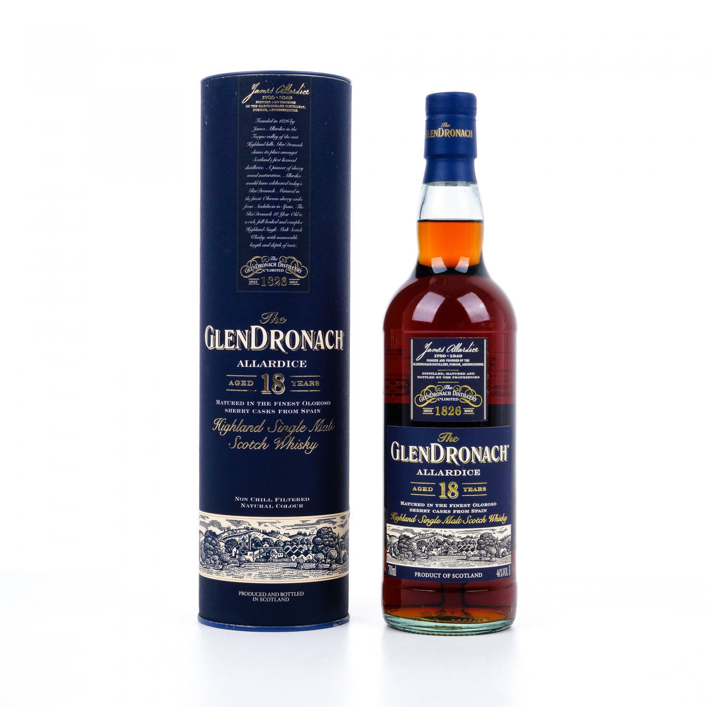 Glendronach 格兰多纳 18年 2020 雪莉桶 带盒