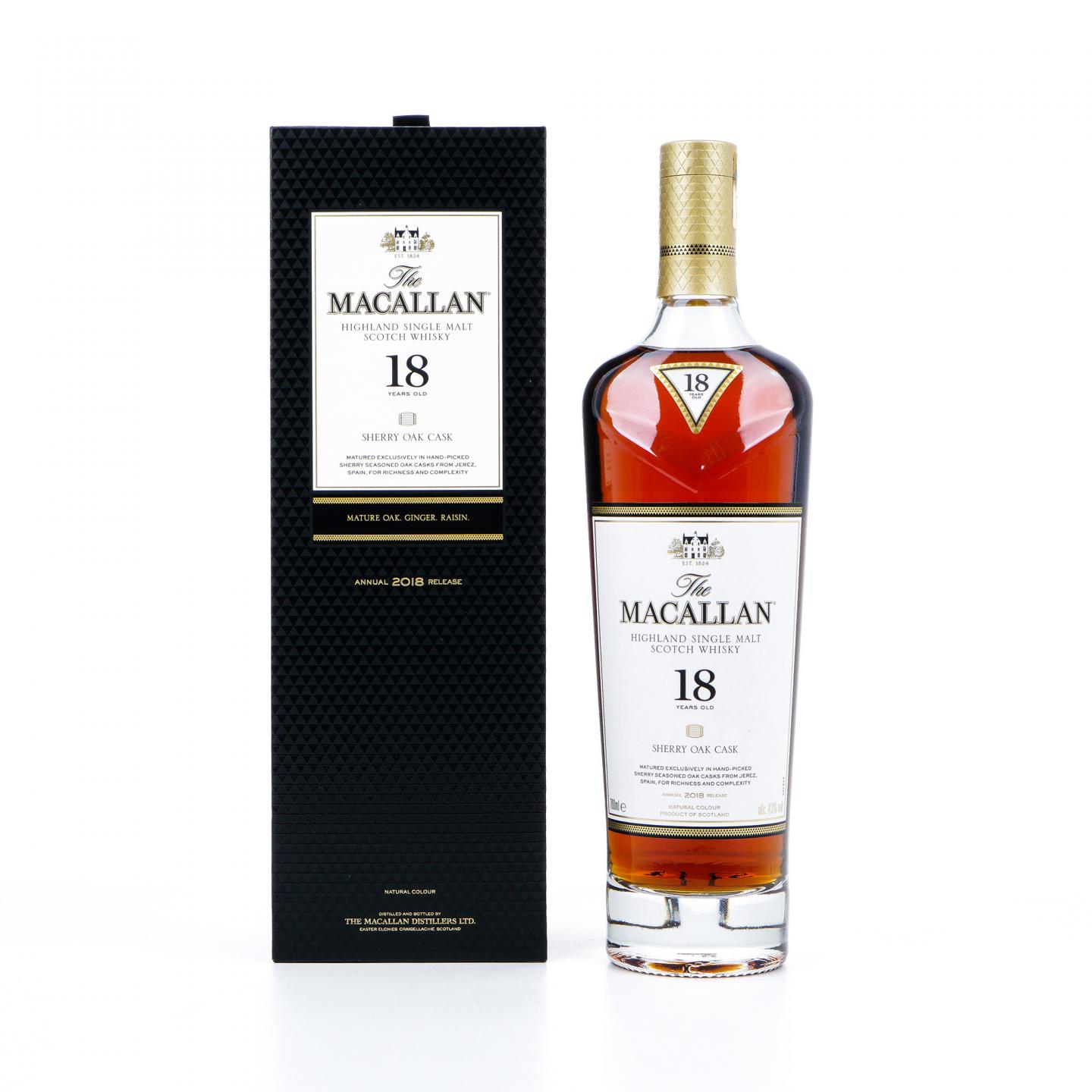 【附X光图】Macallan 麦卡伦 18年 2018 雪莉桶