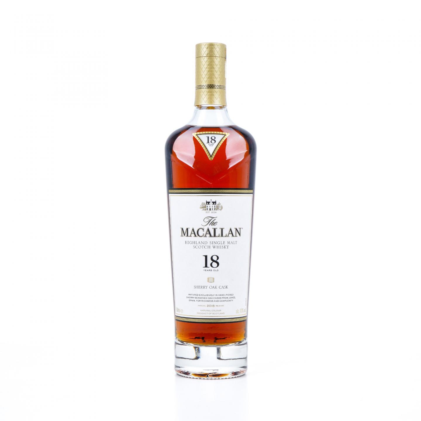 【附X光图】Macallan 麦卡伦 18年 2018 雪莉桶