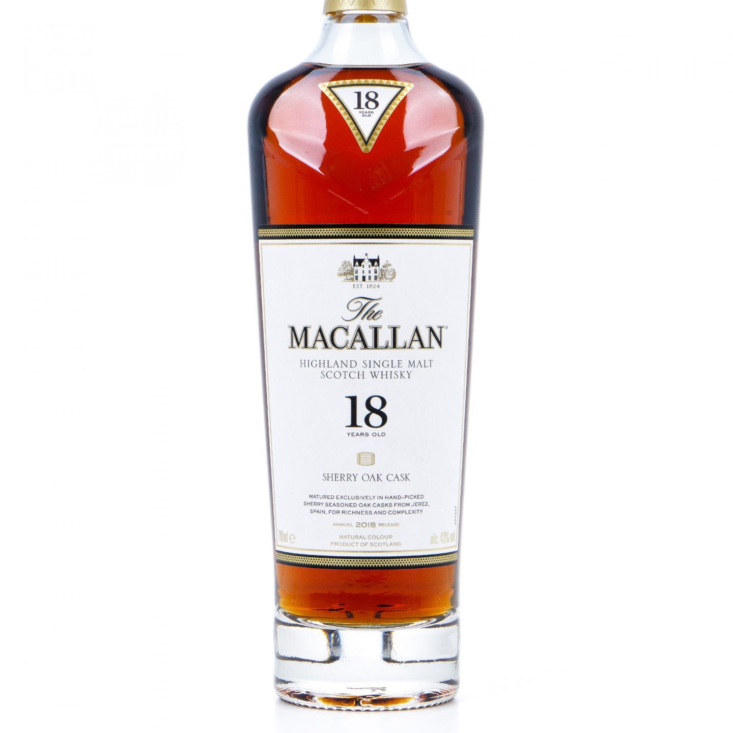 【附X光图】Macallan 麦卡伦 18年 2018 雪莉桶