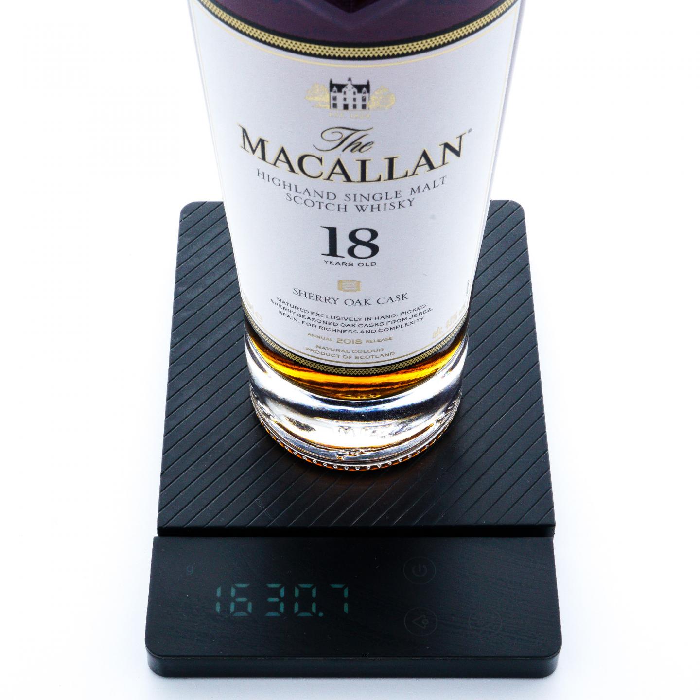 【附X光图】Macallan 麦卡伦 18年 2018 雪莉桶