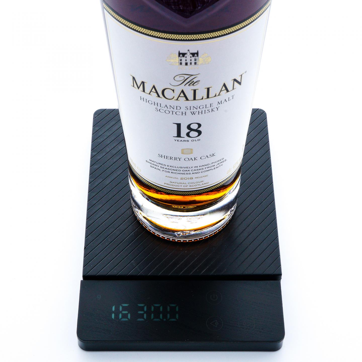 【附X光图】Macallan 麦卡伦 18年 2018 雪莉桶 带盒