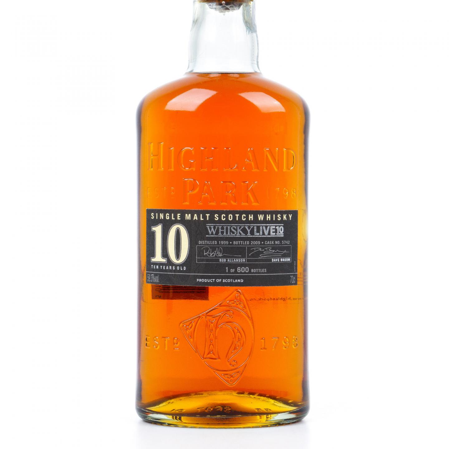 Highland Park 高原骑士 10年 雪莉单桶#5742 Whisky Live 10周年