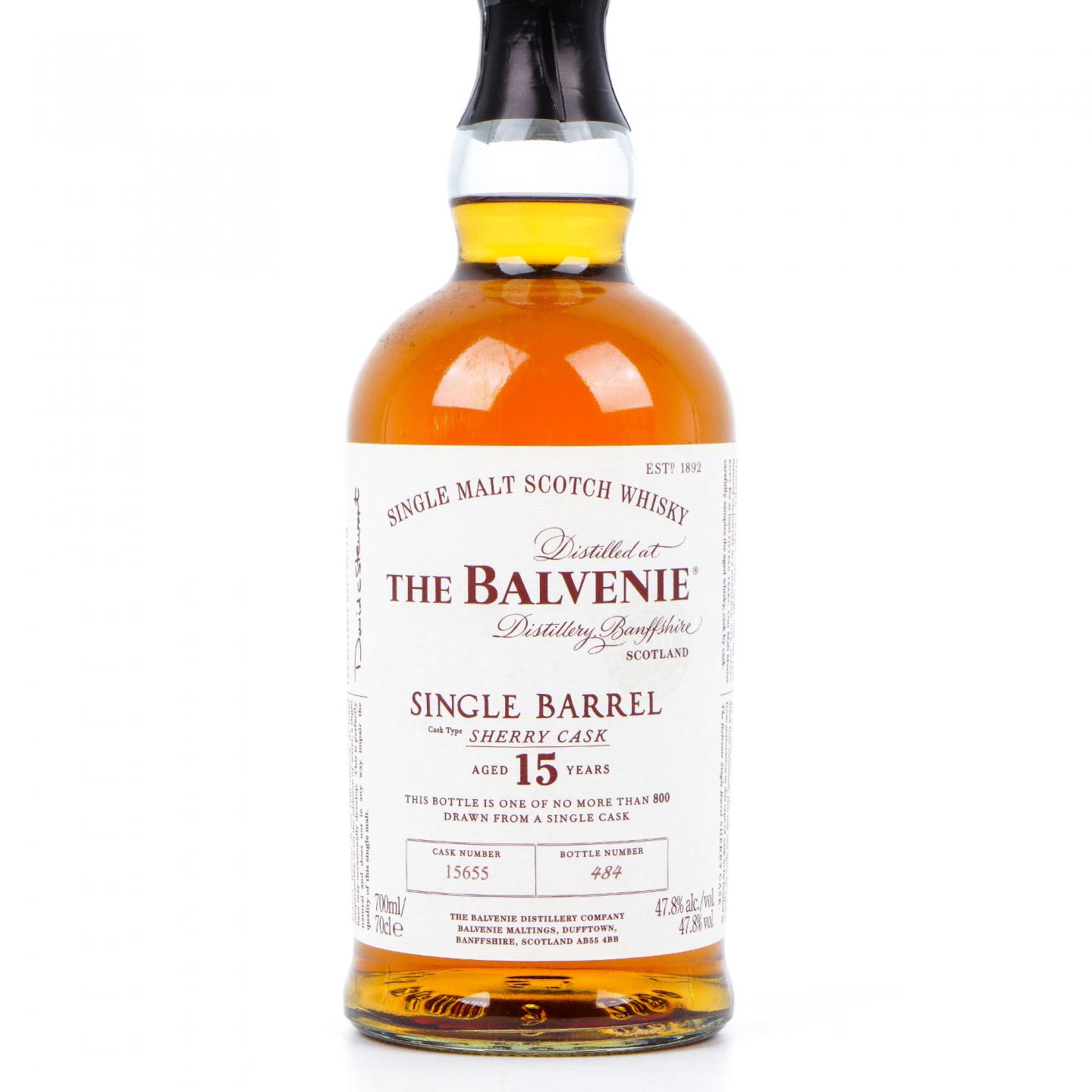 Balvenie 百富 15年 雪莉单桶#15655
