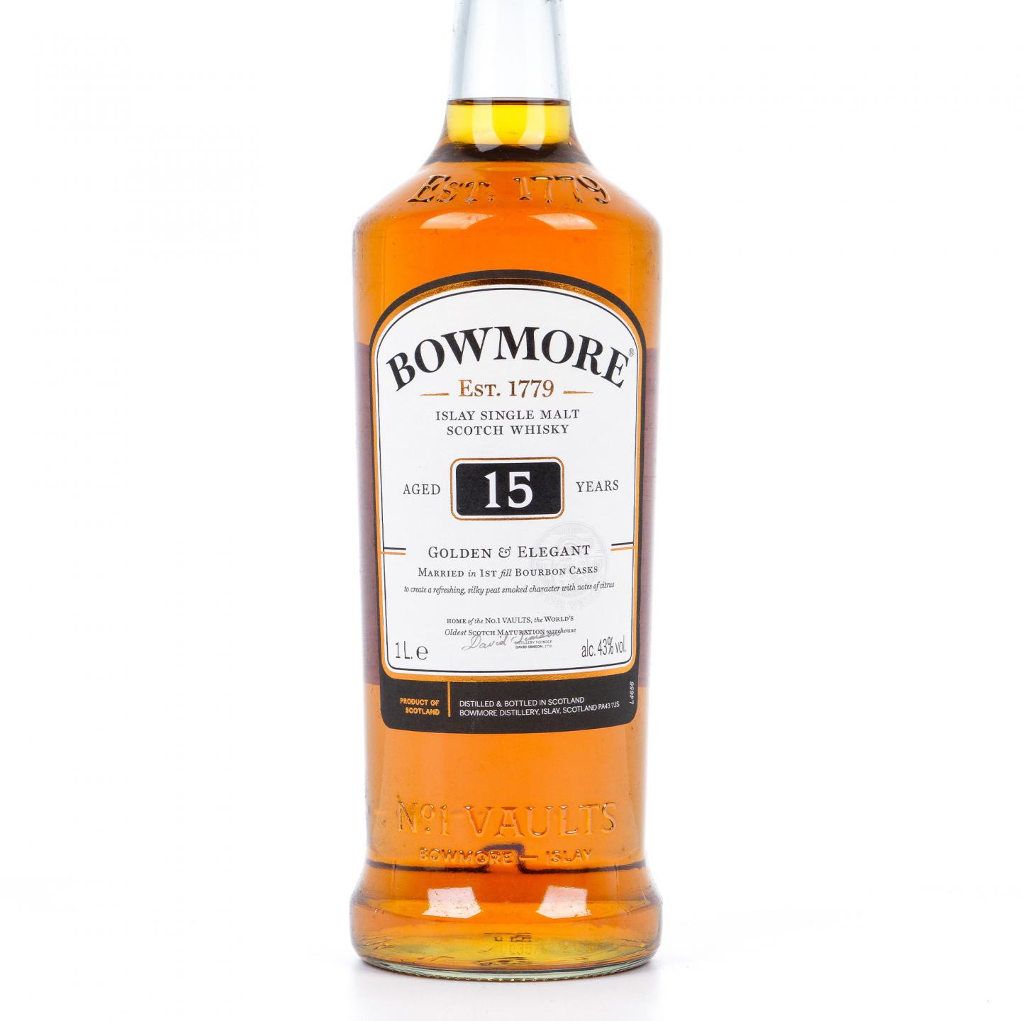 Bowmore 波摩 15年 Golden & Elegant 1升装