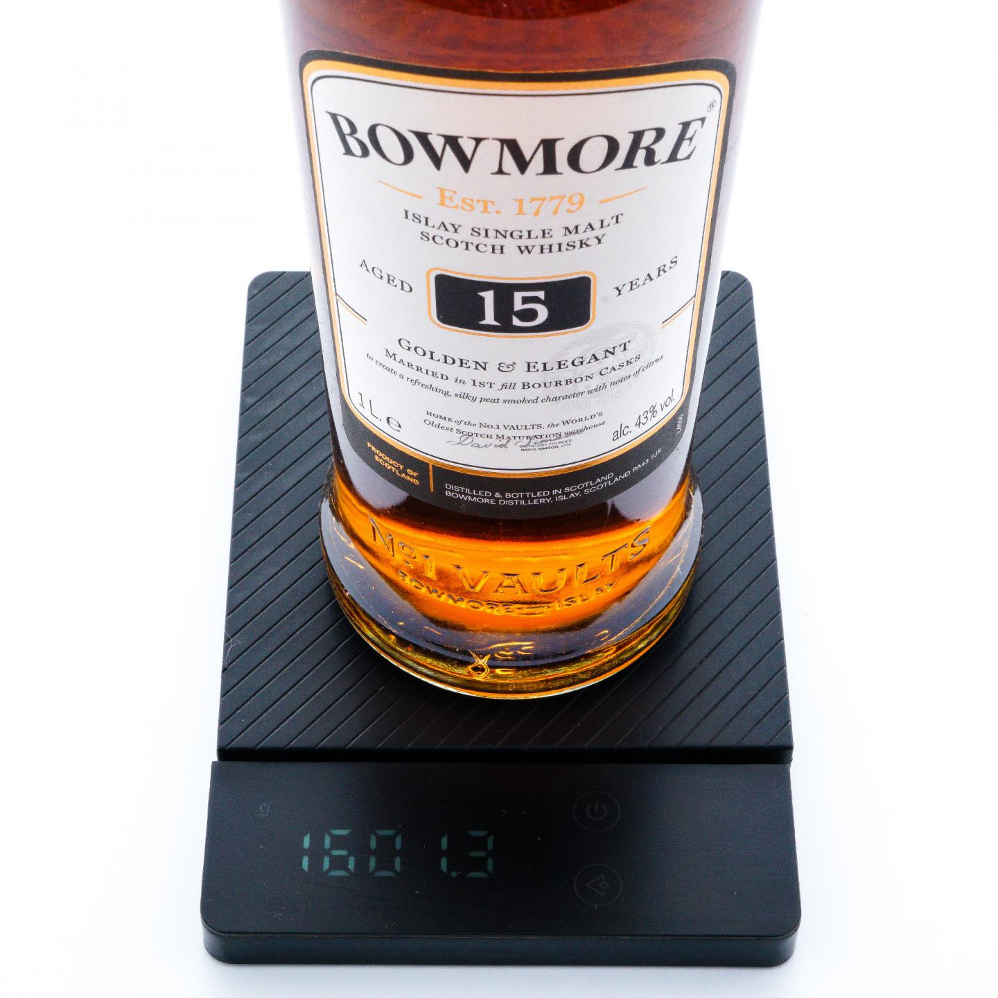 Bowmore 波摩 15年 Golden & Elegant 1升装