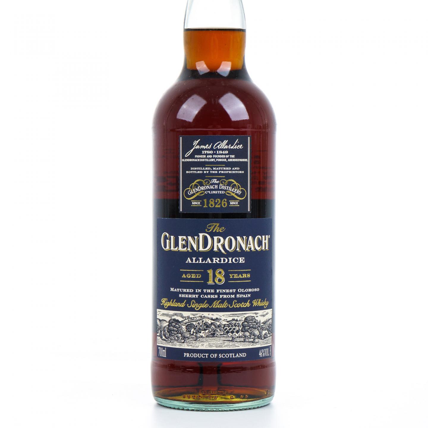 Glendronach 格兰多纳 18年 2020 Allardice 雪莉桶