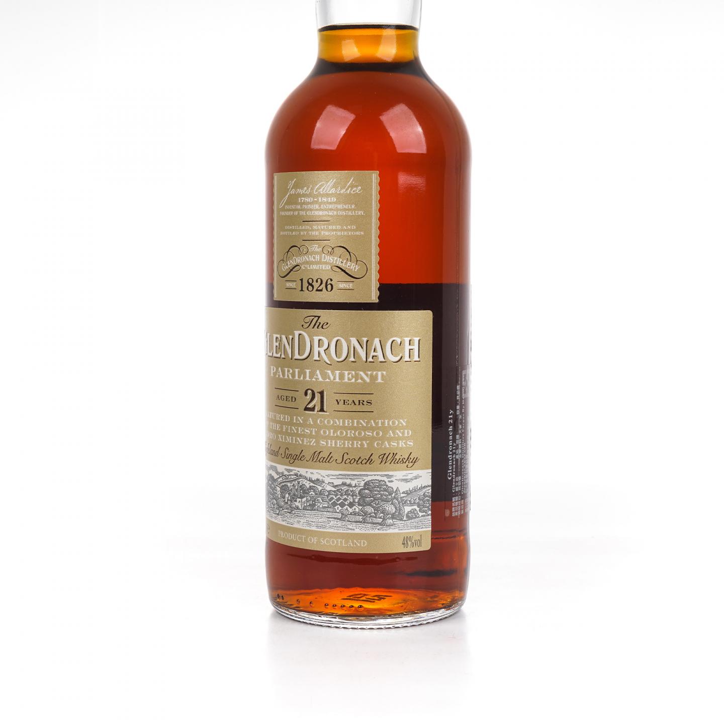Glendronach 格兰多纳 21年 Parliament 700ML