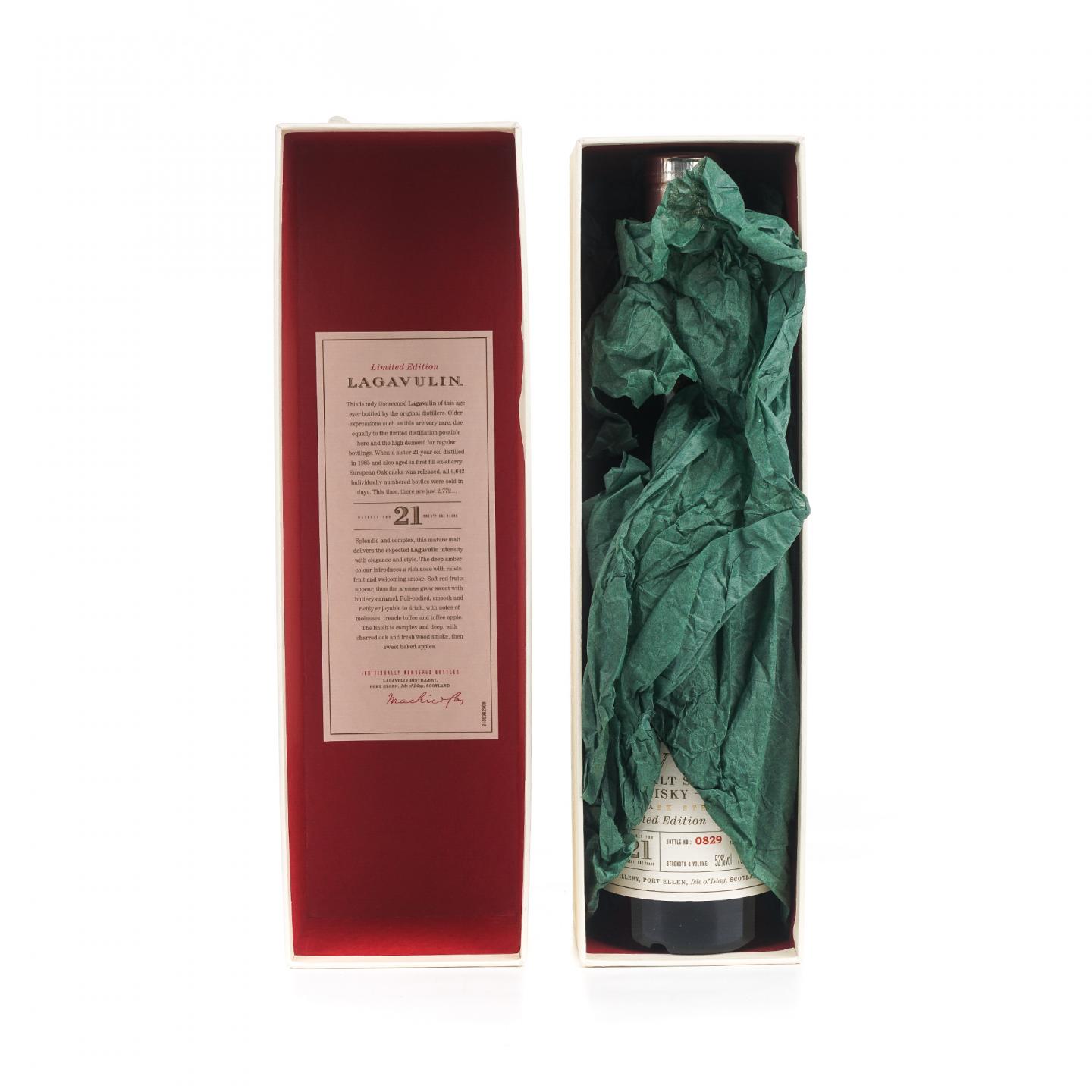 Lagavulin 乐加维林 21年 1991-2012 雪莉桶 桶强 行货