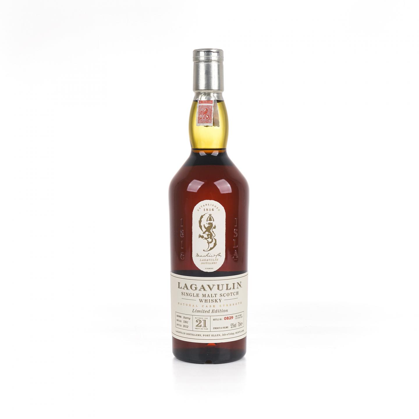 Lagavulin 乐加维林 21年 1991-2012 雪莉桶 桶强 行货