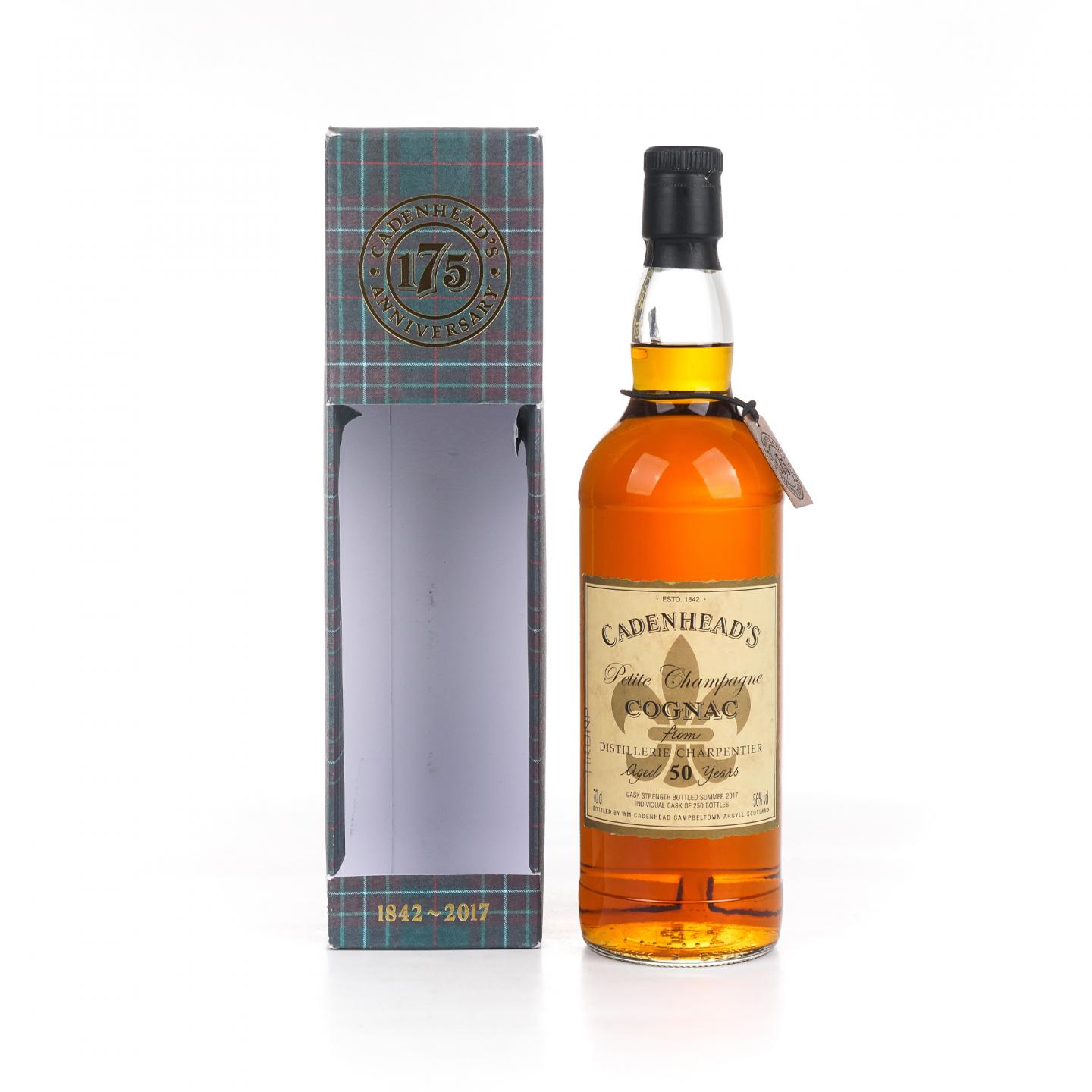 Charpentier 50年 2017 干邑 小香槟区 桶强 Cadenhead's