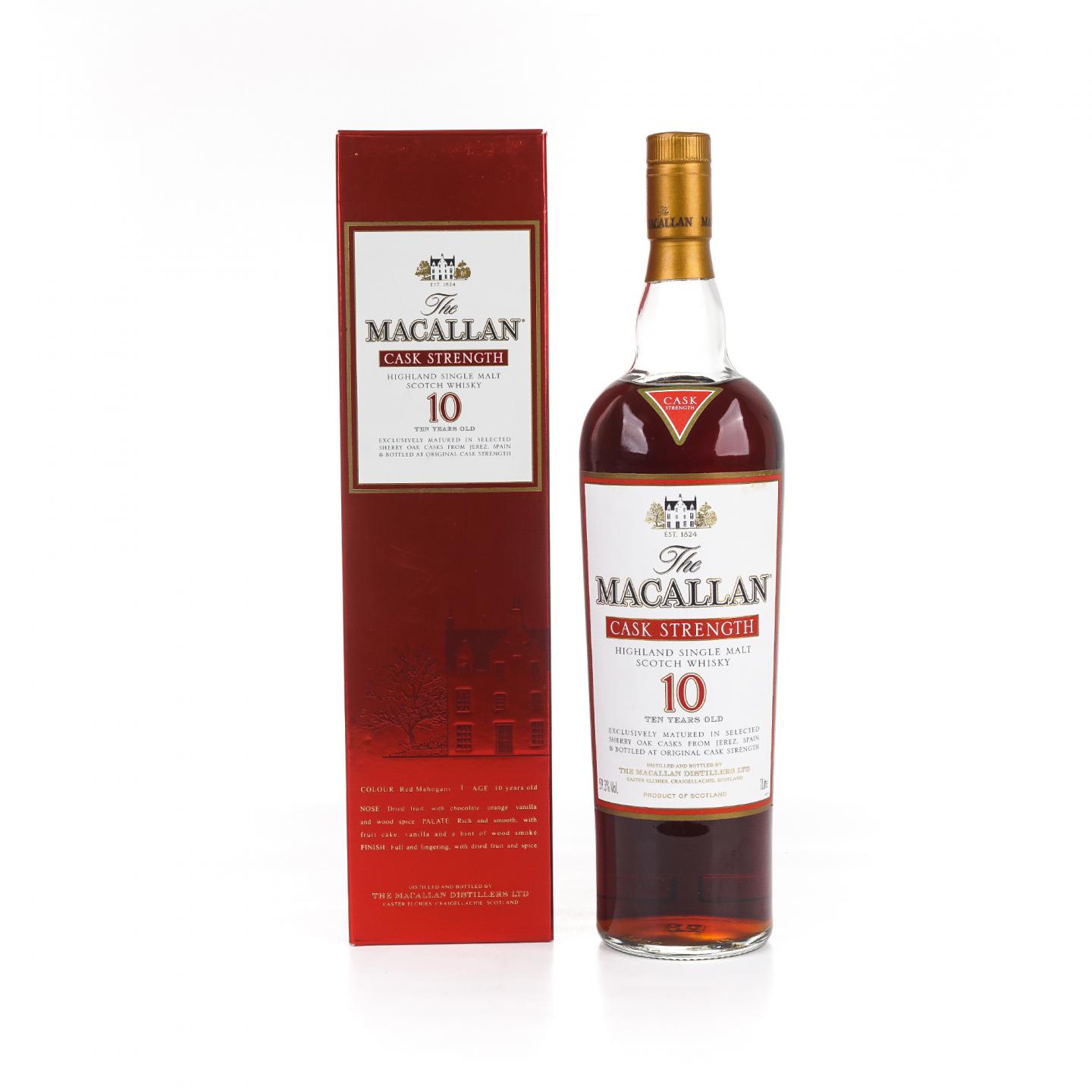 Macallan 麦卡伦 10年 桶强 59.3%Vol. 1升装