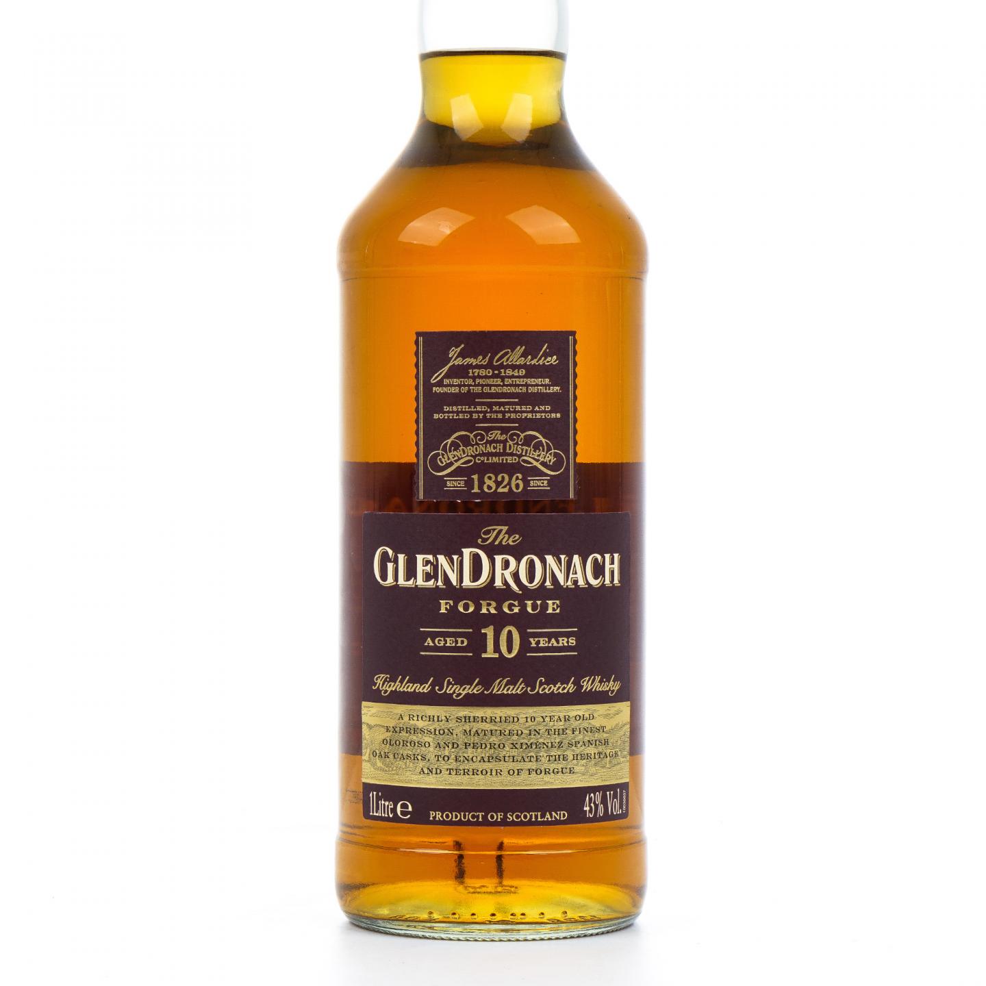Glendronach 格兰多纳 10年 2018 Forgue 雪莉桶 1L装