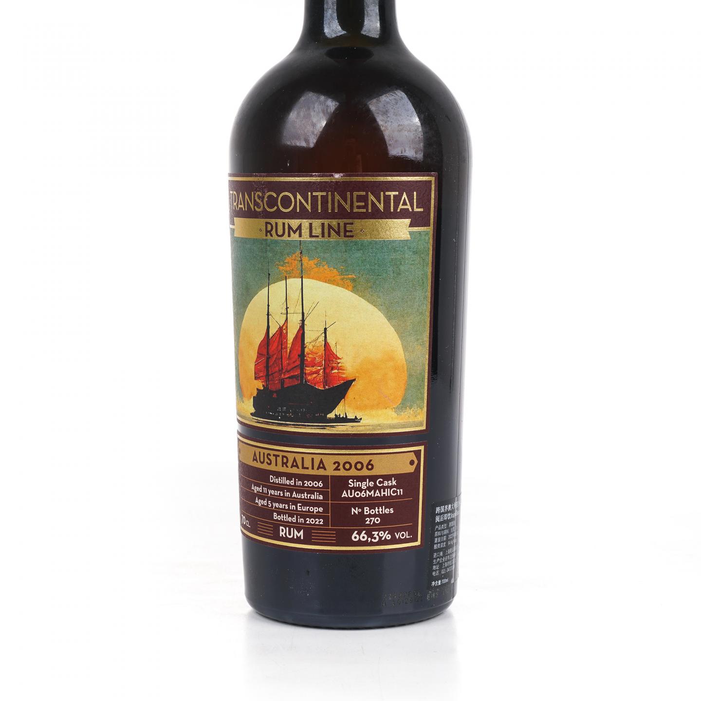 Transcontinental Rum Line 2006-2022 单桶朗姆 LMDW