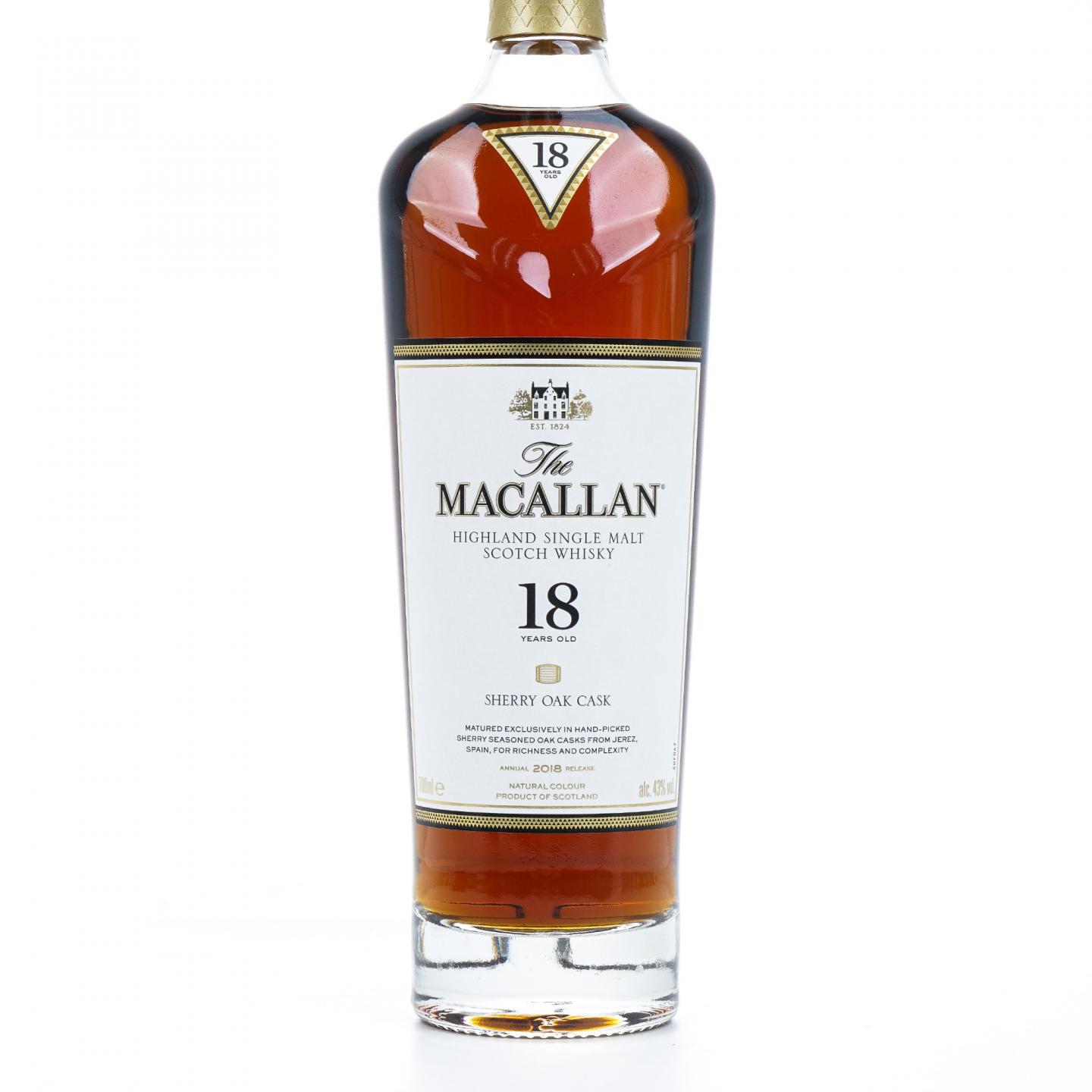 【附X光图】Macallan 麦卡伦 18年 2018 雪莉桶 黑盒