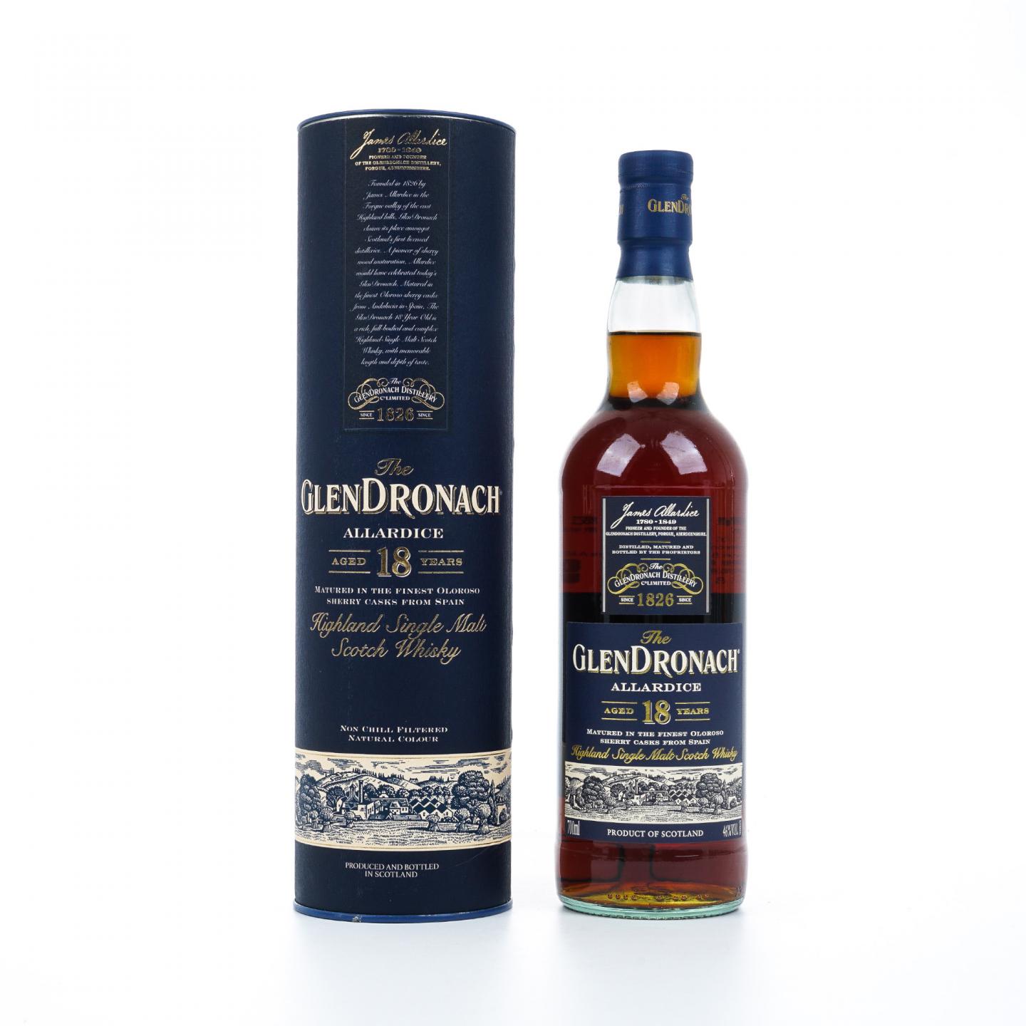 Glendronach 格兰多纳 18年 2020 Allardice 雪莉桶