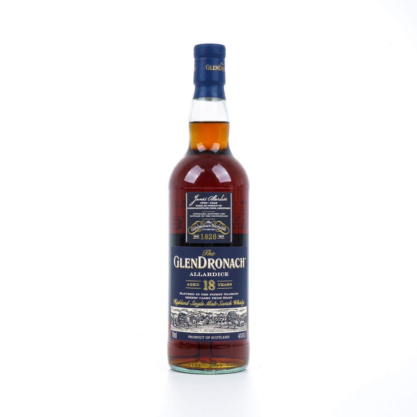 Glendronach 格兰多纳 18年 2020 Allardice 雪莉桶