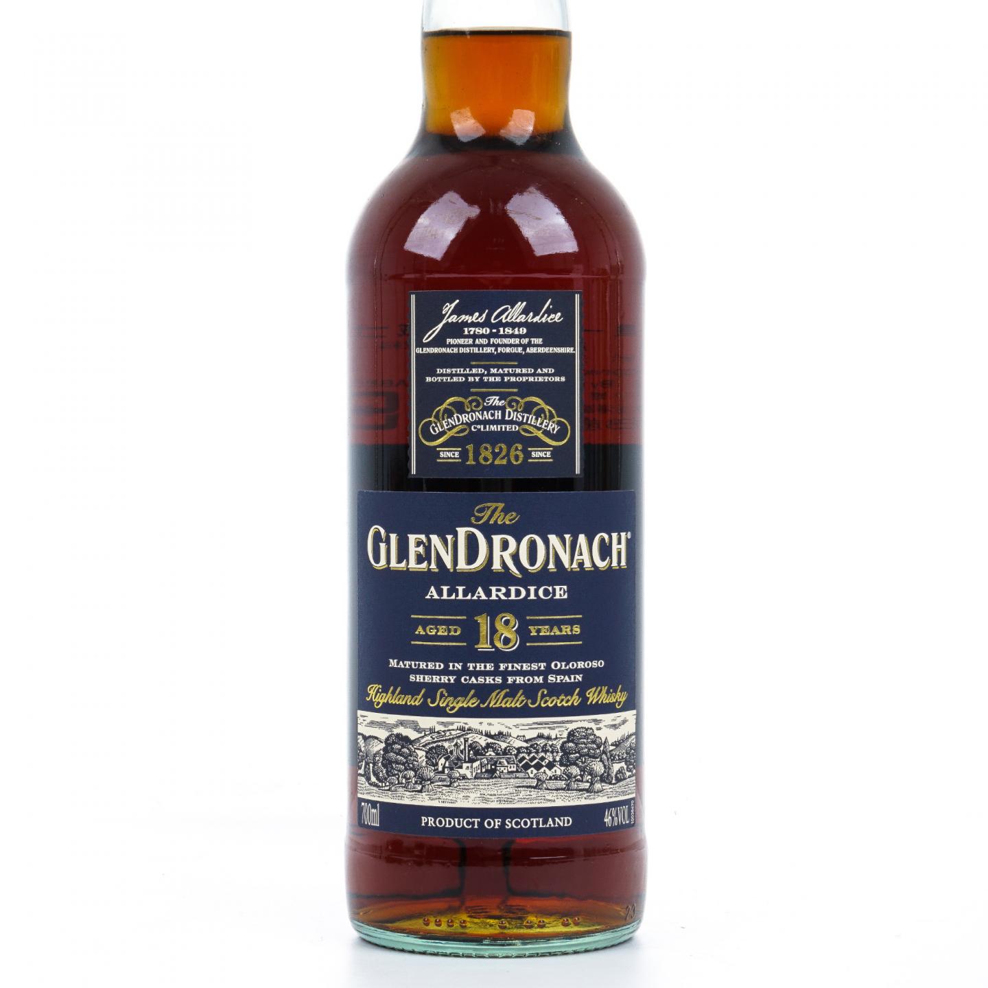 Glendronach 格兰多纳 18年 2020 Allardice 雪莉桶