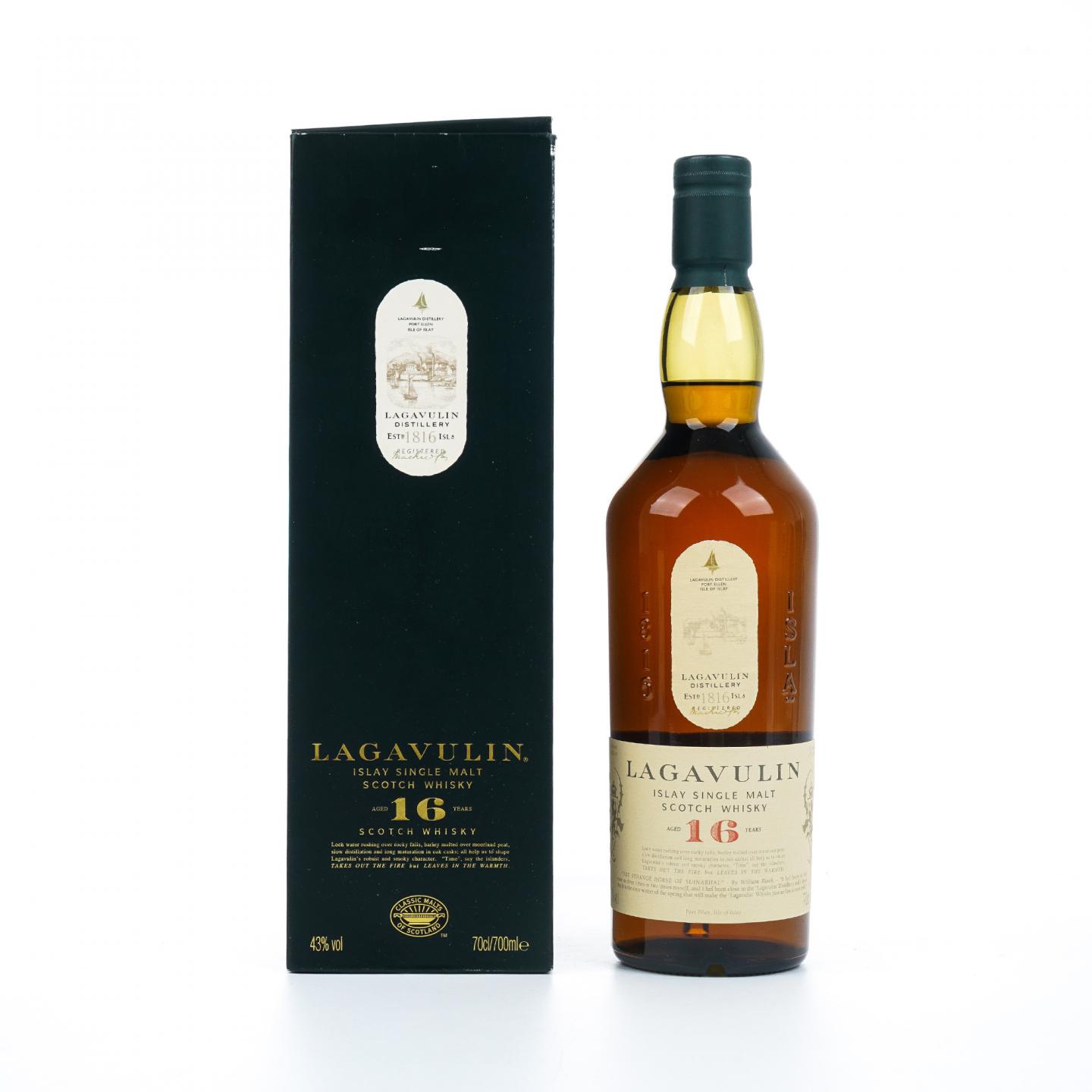 Lagavulin 乐加维林 16年 帆船标 700ml 43%