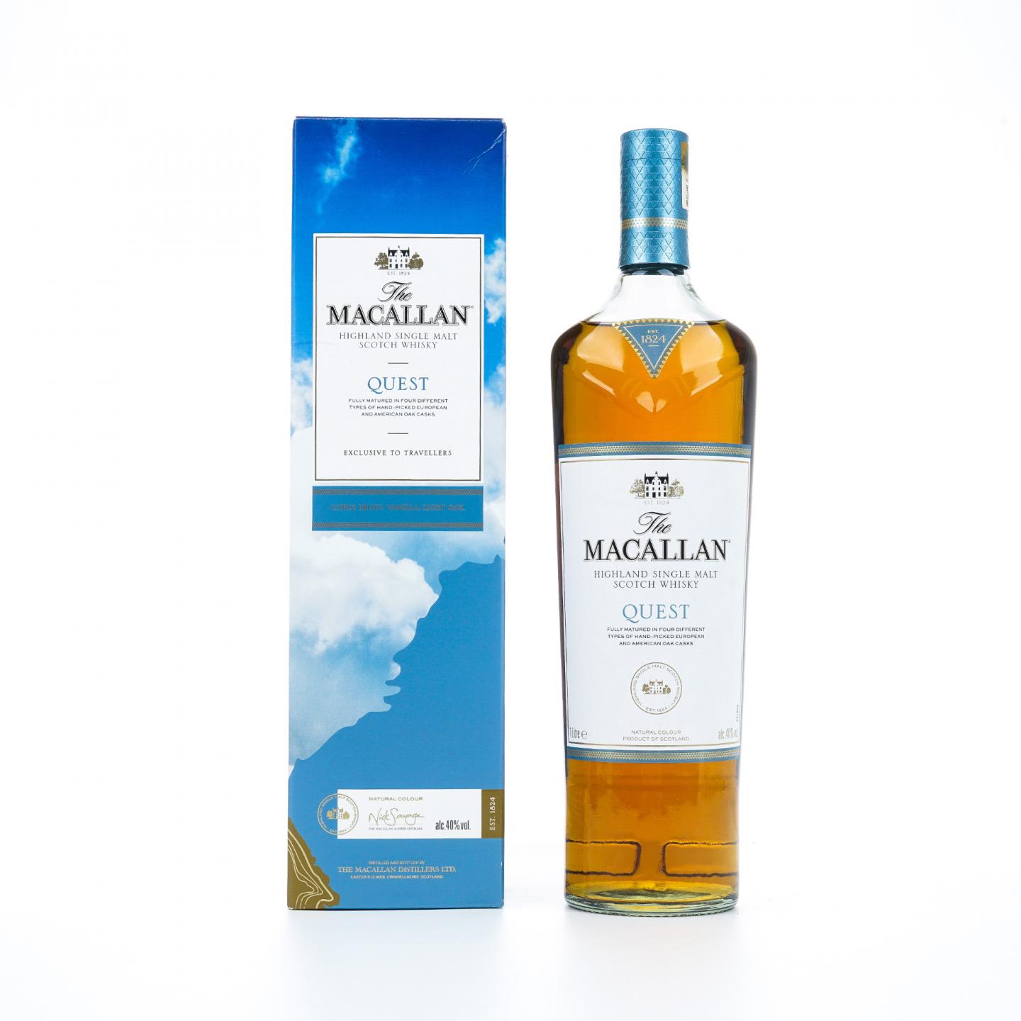 【附X光图】Macallan 麦卡伦 2021 Quest Collection系列 蓝天 1000ml