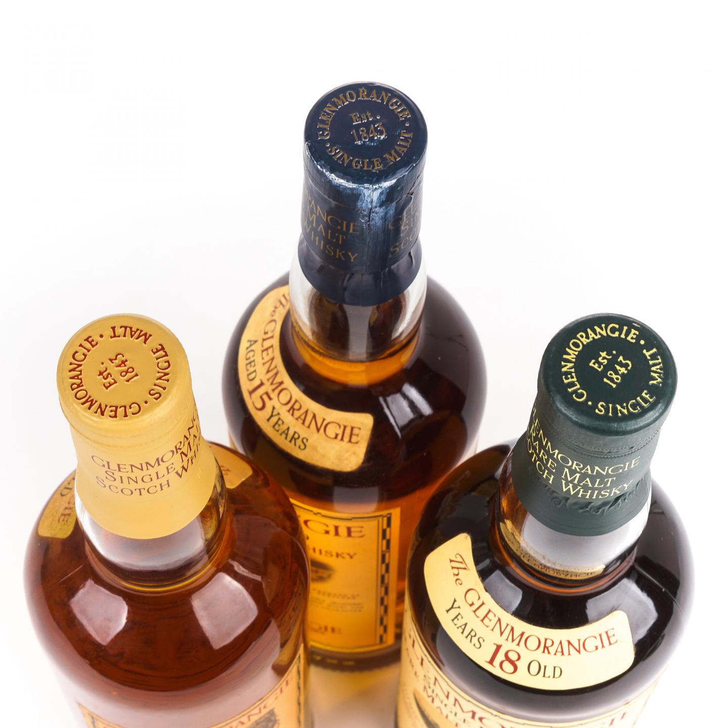 Glenmorangie 格兰杰 10/15/18年 3瓶组
