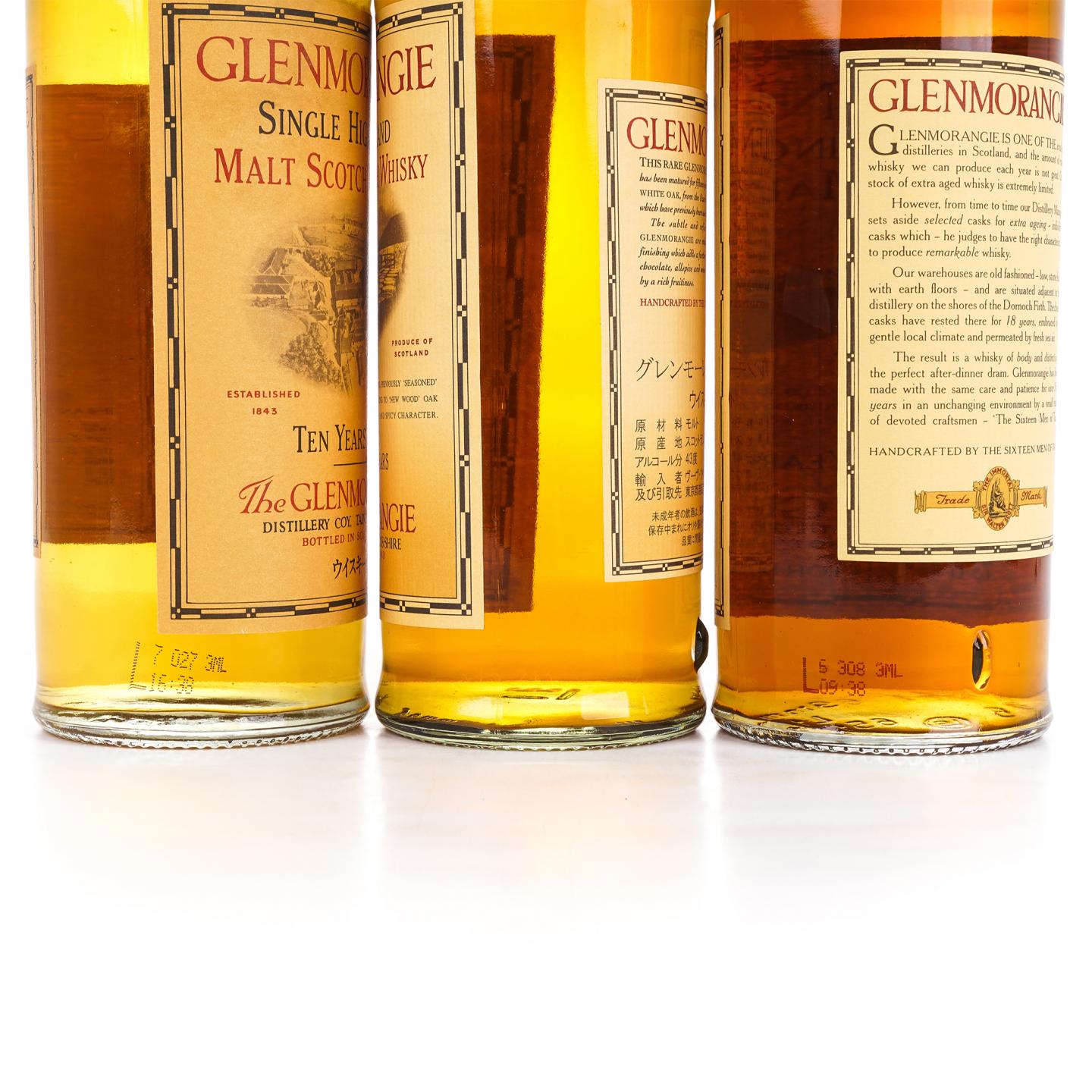 Glenmorangie 格兰杰 10/15/18年 3瓶组