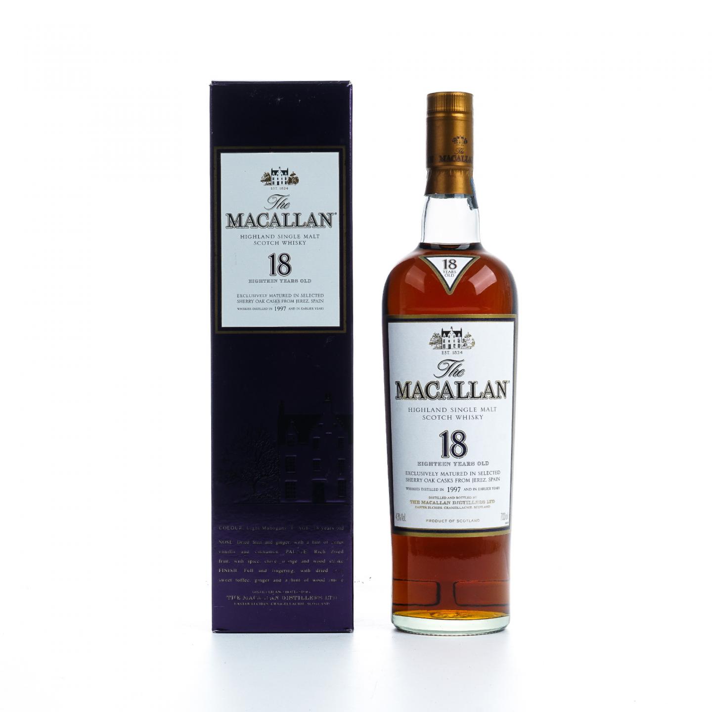 Macallan 麦卡伦 18年 1997 雪莉桶