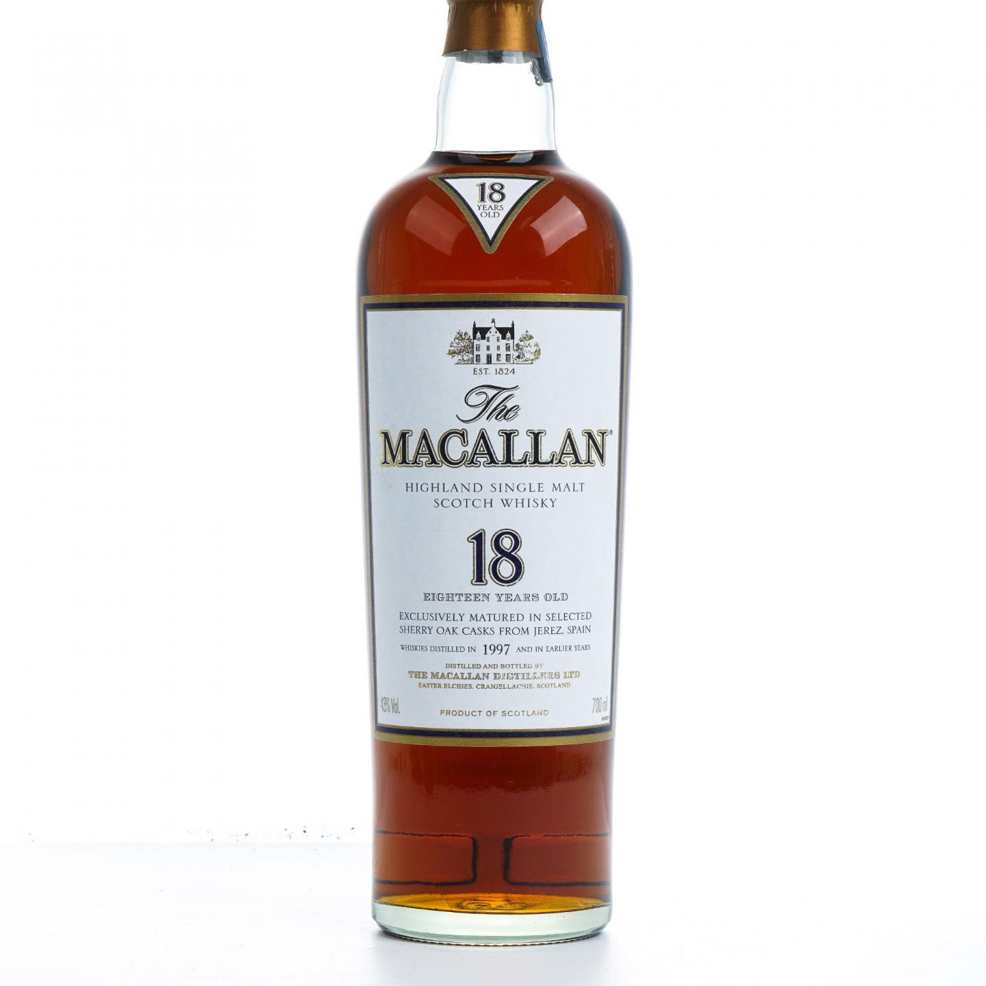Macallan 麦卡伦 18年 1997 雪莉桶