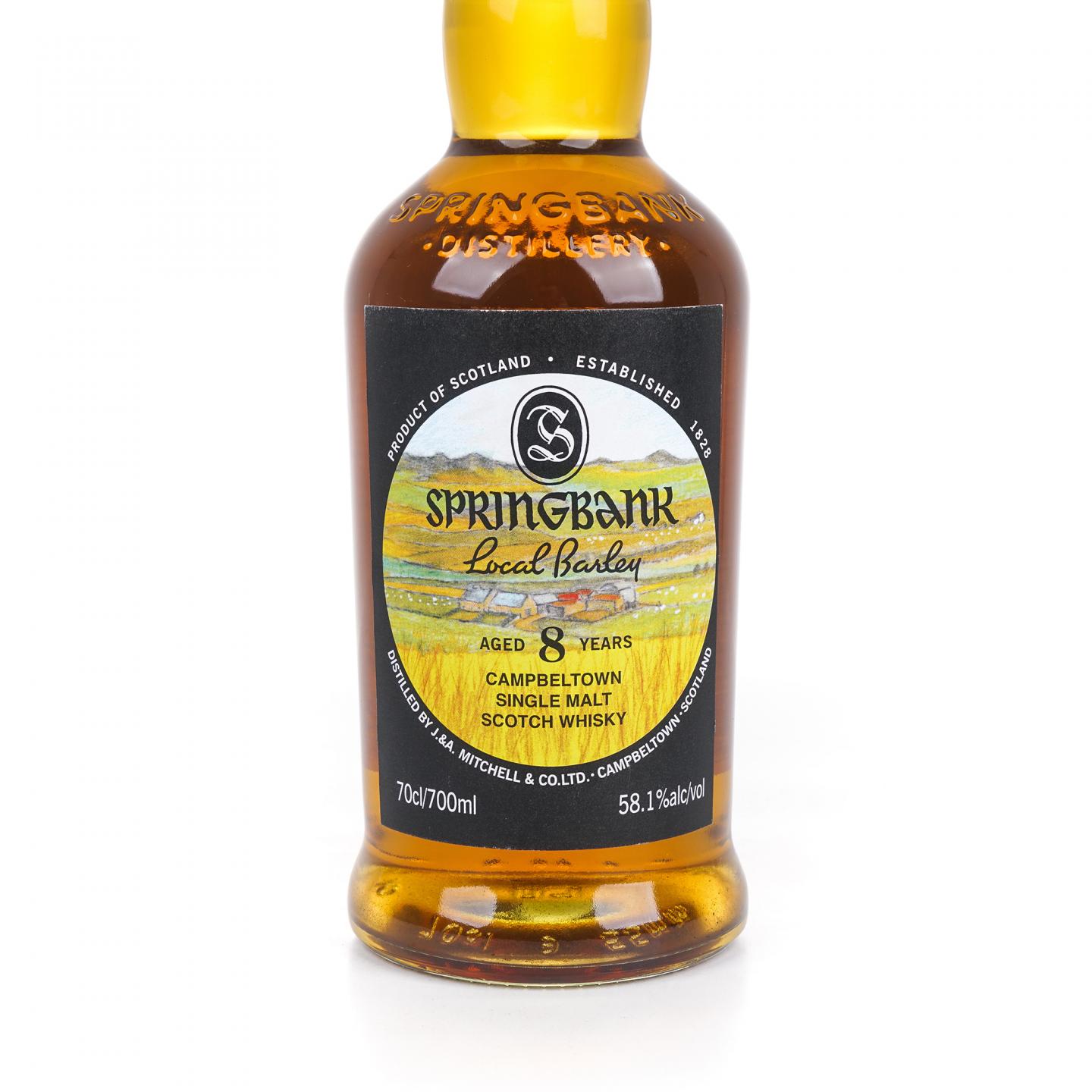 Springbank 云顶 8年 2016-2024 本地大麦 58.1%