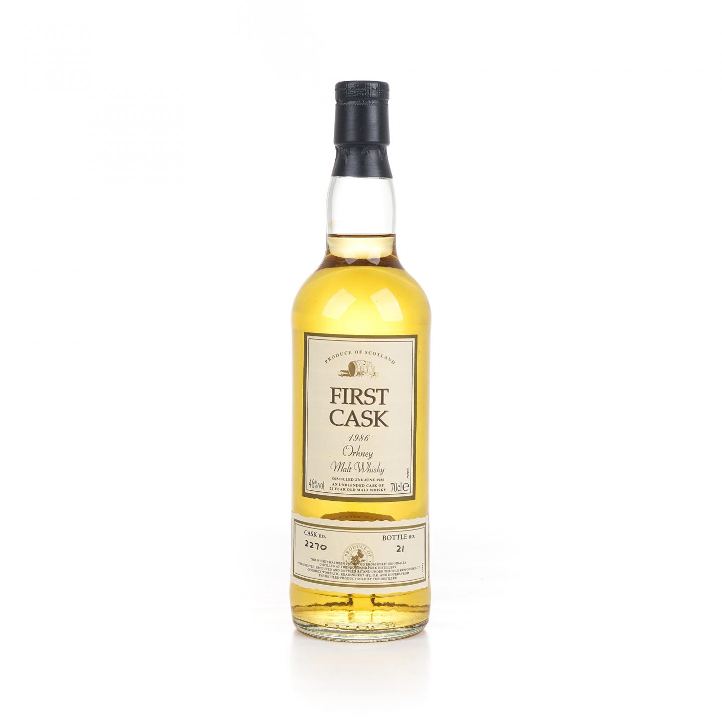 Highland Park 高原骑士 21年 1986 First Cask 单桶#2270