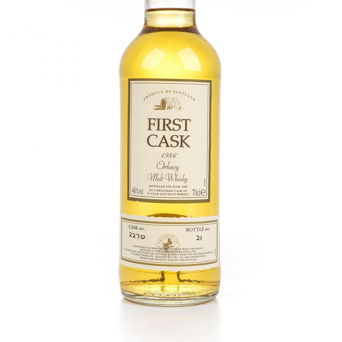 Highland Park 高原骑士 21年 1986 First Cask 单桶#2270
